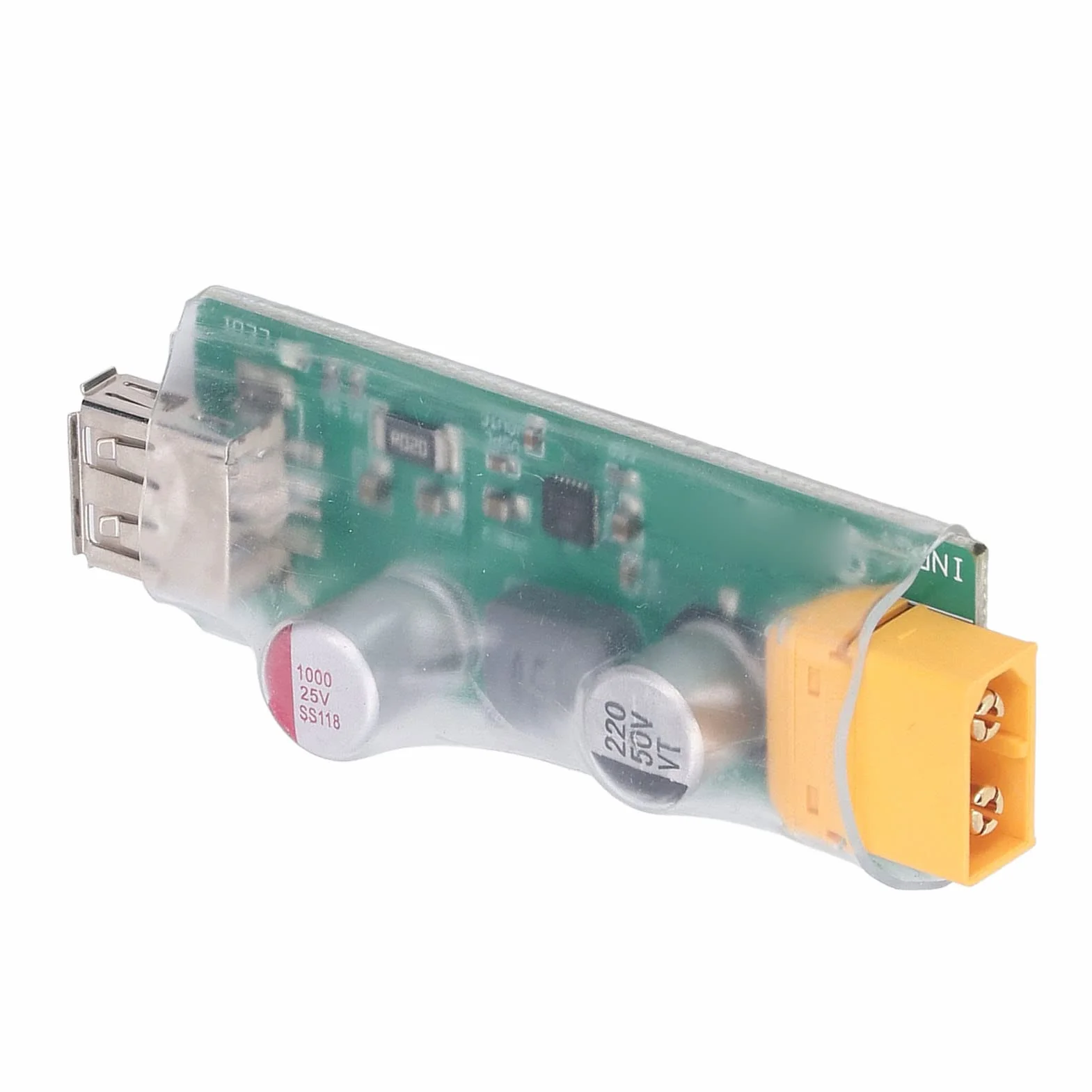 Konwerter ładowania XT60 na USB Multi Protection Round Hole3 Interfejsy Plug and Play Materiał PCB Moduł Konwersji ładowania USB dla Prawie Wszystkich urządzeń Elektronicznych