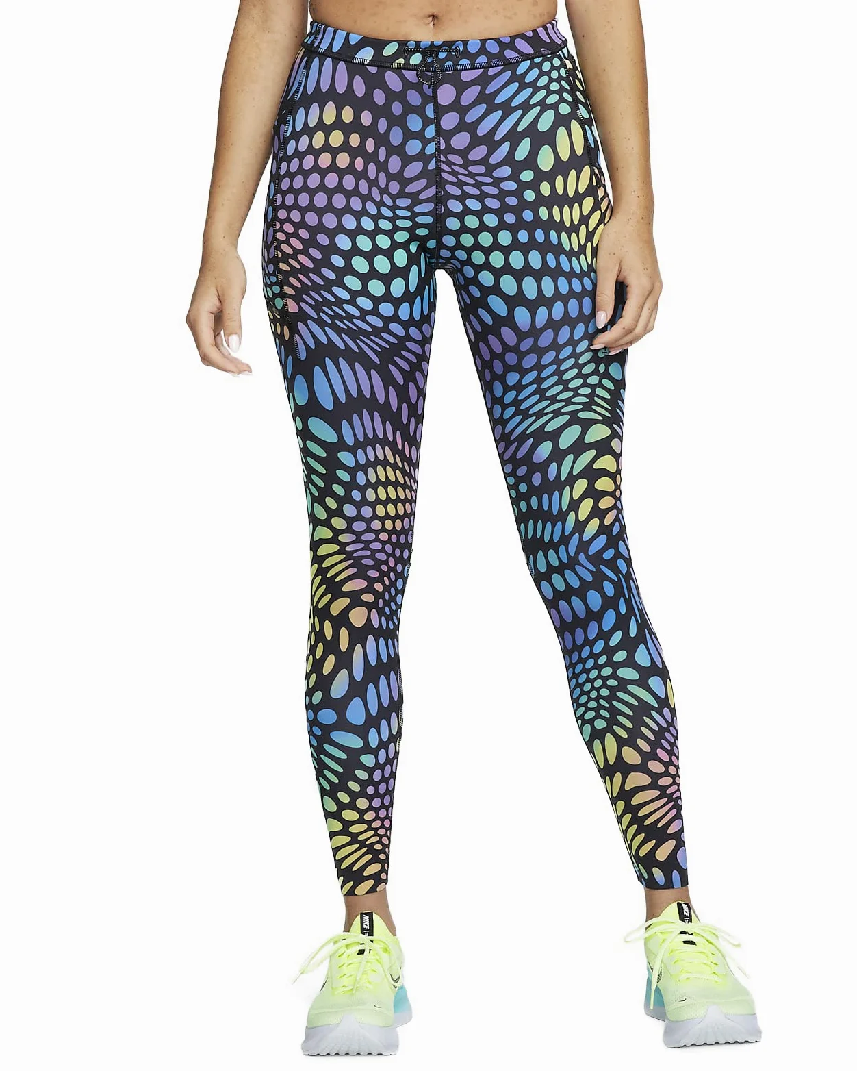 NIKE Df Run Dvn Mr - Legginsy Kobiety