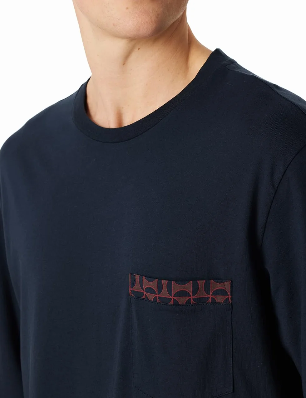 Schiesser Koszulka nocna Mężczyźni Schiesser Herren Nachthemd Lang - Bigshirt - Sleepshirt - Organic Cotton - Comfort Nightwear