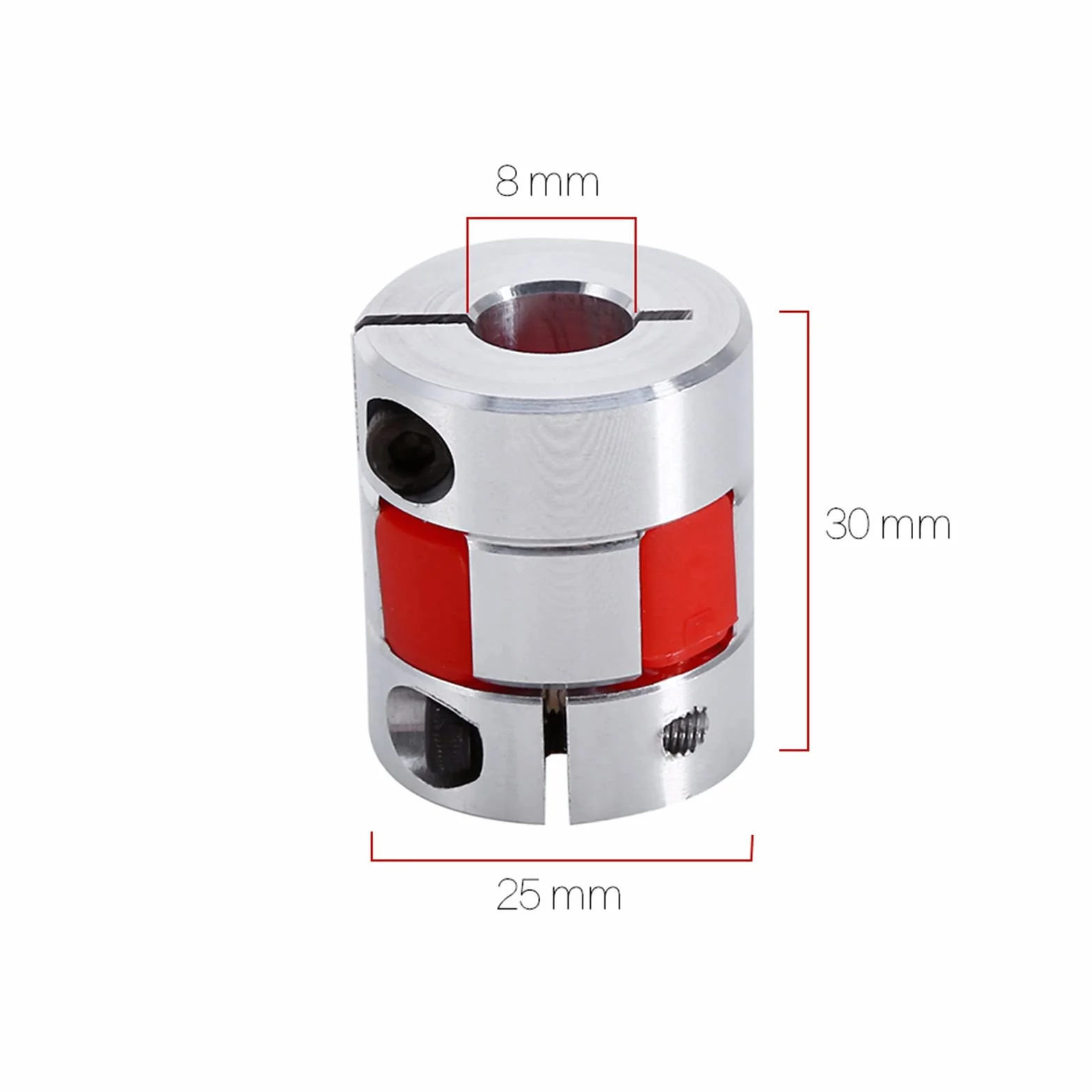 ??cznik wa?u - 8 mm x 10 mm elastyczne sprz?g?o wa?u ?liwkowym CNC z??cze enkodera silnika krokowego