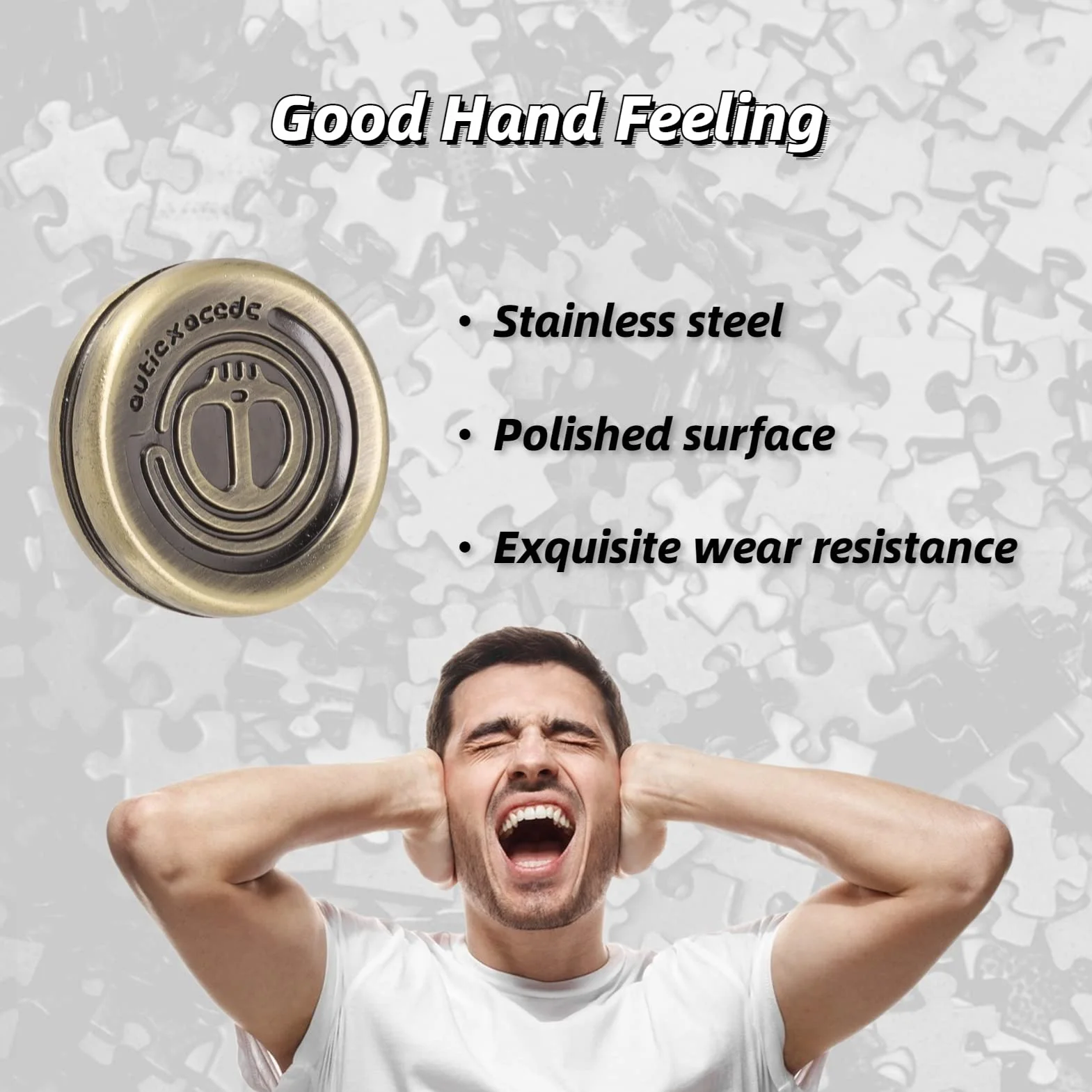 Suwak Magnetyczny, Fidget Haptic Coins EDC Metalowe Zabawki Fidget Lęk Odstresowanie ADHD Autyzm Zabawki Sensoryczne Zabawki Obrotowe Push Fidget Zabawki na Biurko Prezenty dla Dzieci i Dorosłych