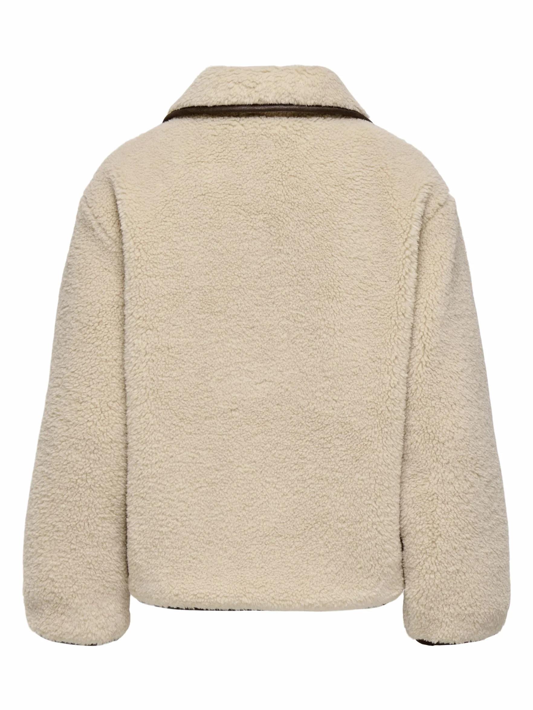 JdY Damska kurtka Jdynoella Life Teddy Jacket OTW Noos, Cement, x_s, Cement, S