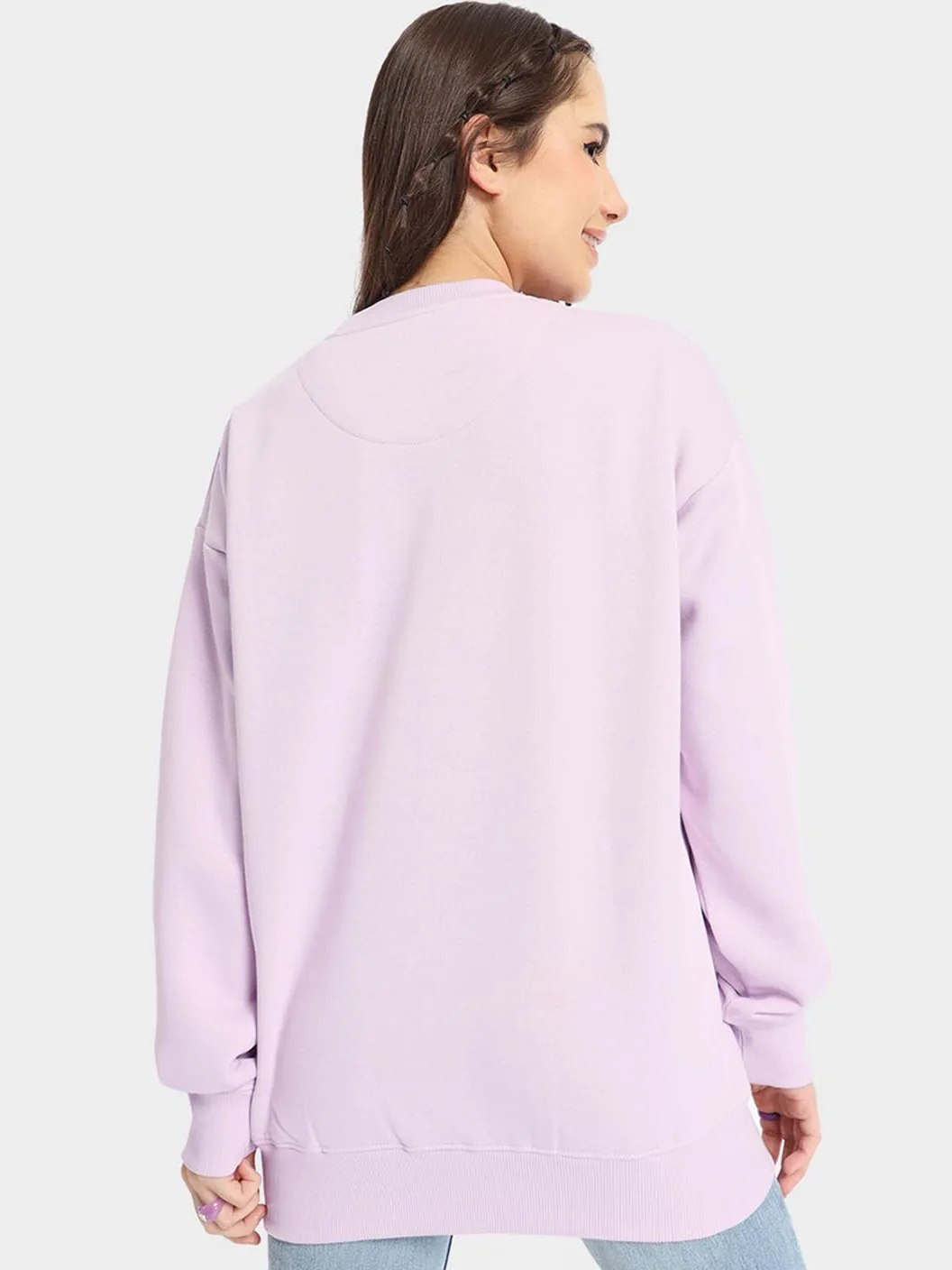 Bewakoof X Demon Slayer Mitsuri damska bawełniana bluza oversize | damska zimowa bluza