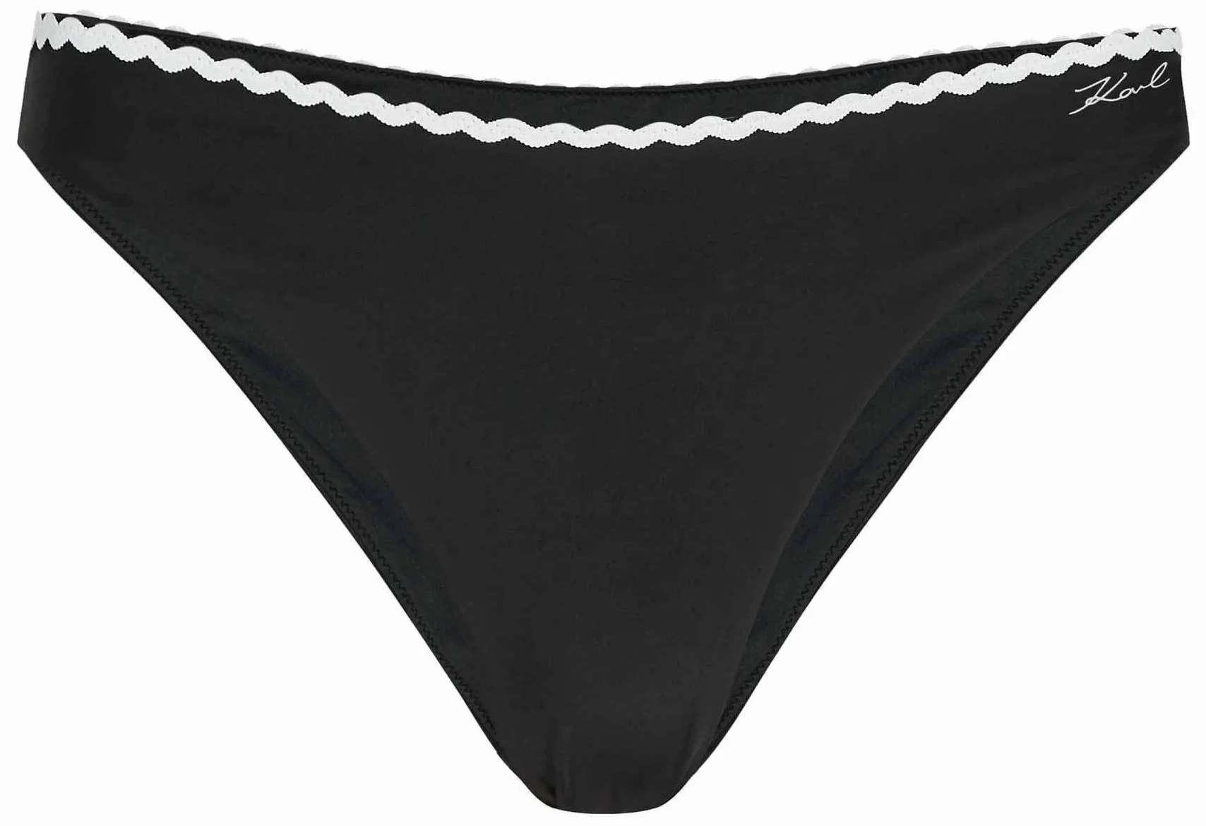 Karl Lagerfeld Kobiety Dół bikini Signature Scallop Cheeky