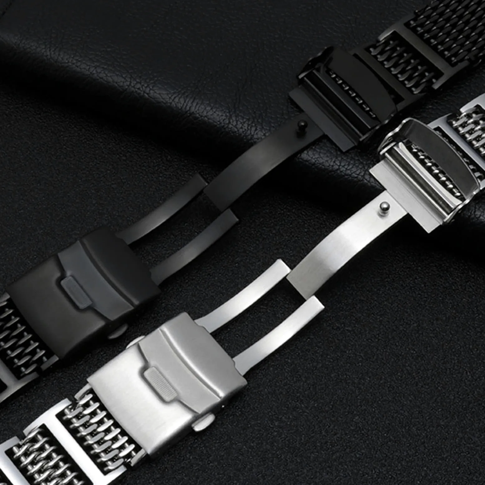Do iwc pasek do zegarka siatka pasek do zegarka ze stali nierdzewnej 20 mm 22 mm 316L bransoletka ze stali nierdzewnej do omage opaska na nadgarstek metalowy pasek mediolański