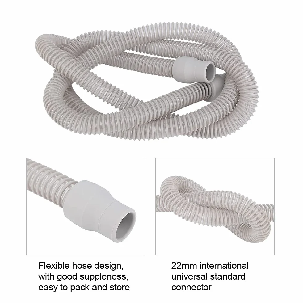 Wąż CPAP, uniwersalna rura do maszyny oddechowej CPAP, rura wentylacyjna z uniwersalną rurką z tworzywa sztucznego CPAP 1,8 m do akcesoriów do maszyn oddechowych