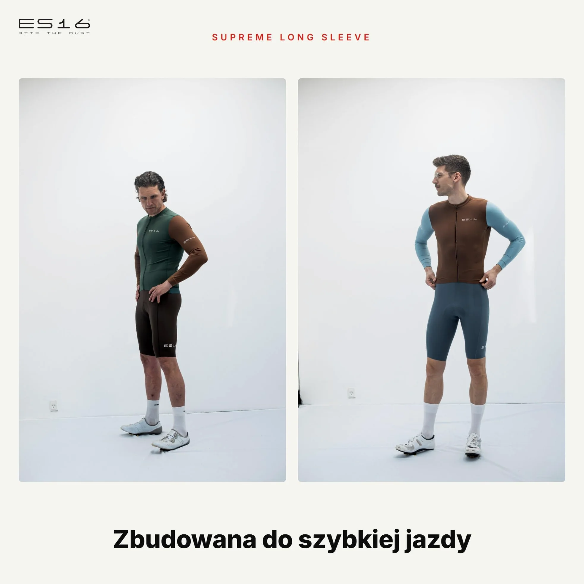 Koszulka Kolarska z Długim Rękawem Męska | Premium Long-Sleeve Cycling Jersey z Wstawkami Mesh, Krojem Race-Fit i Zamkiem – Oddychająca na Sezon Przejściowy