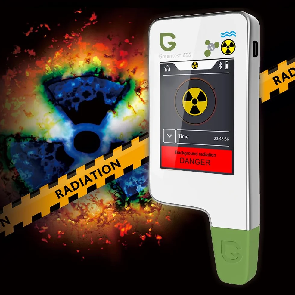 Greentest Eco 6 licznik Geigera + tester azotanów, mięsa, ryb, TDS, tester wody, miernik promieniowania, miernik azotanów, dozymetr detektor promieniowania, czujnik promieniowania