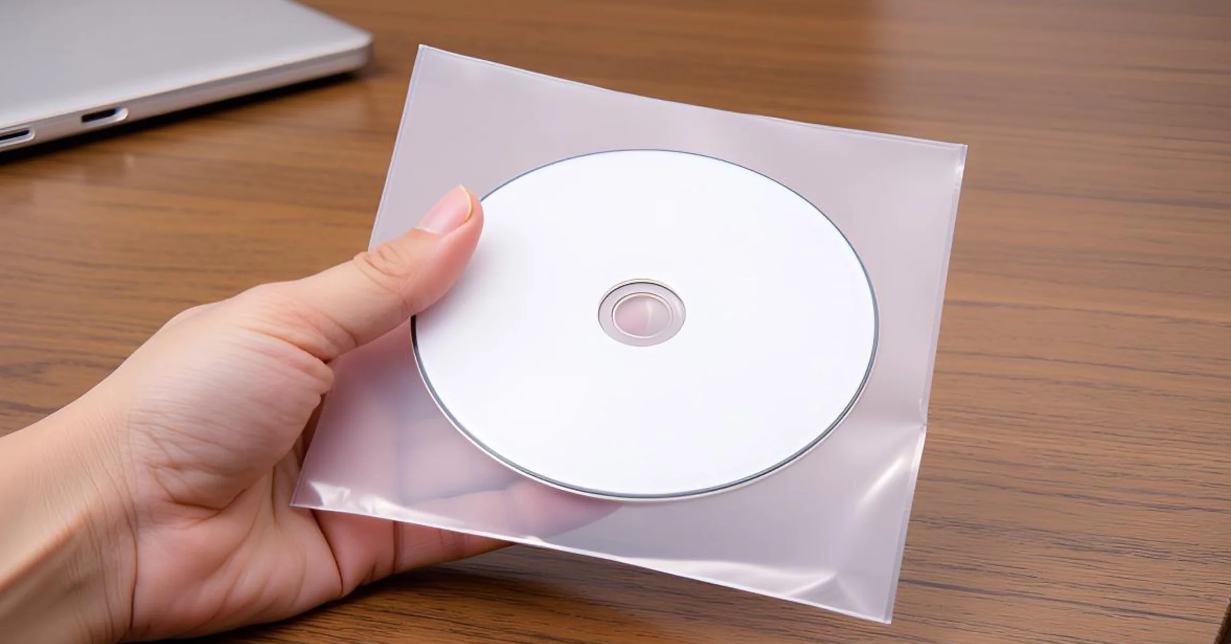 100X Koszulki na płyty CD DVD Blu-Ray | przezroczyste, PVC, z klapką zamykającą | Ochrona przed kurzem, widoczność napisów, praktyczne przechowywanie płyt Cd Dvd Sleeves