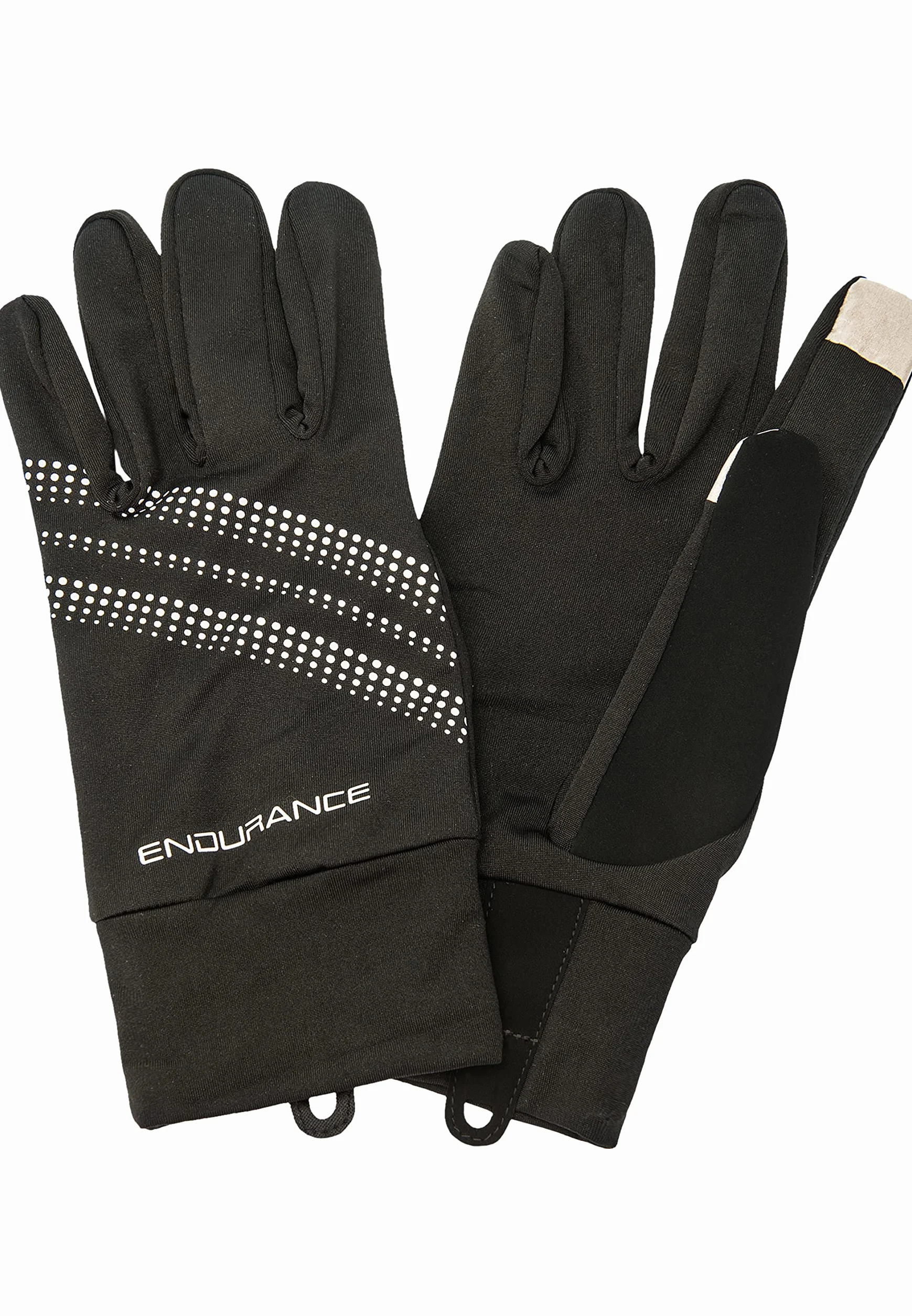 Endurance Unisex Gloves Sherman z praktyczną funkcją dotykową 1001S Black, XL