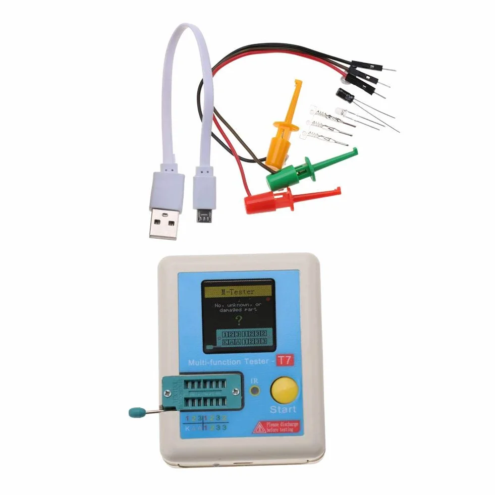 Transistor-Tester LCR-T7 TFT Transistor-Tester Farbige Grafikanzeige Multifunktions