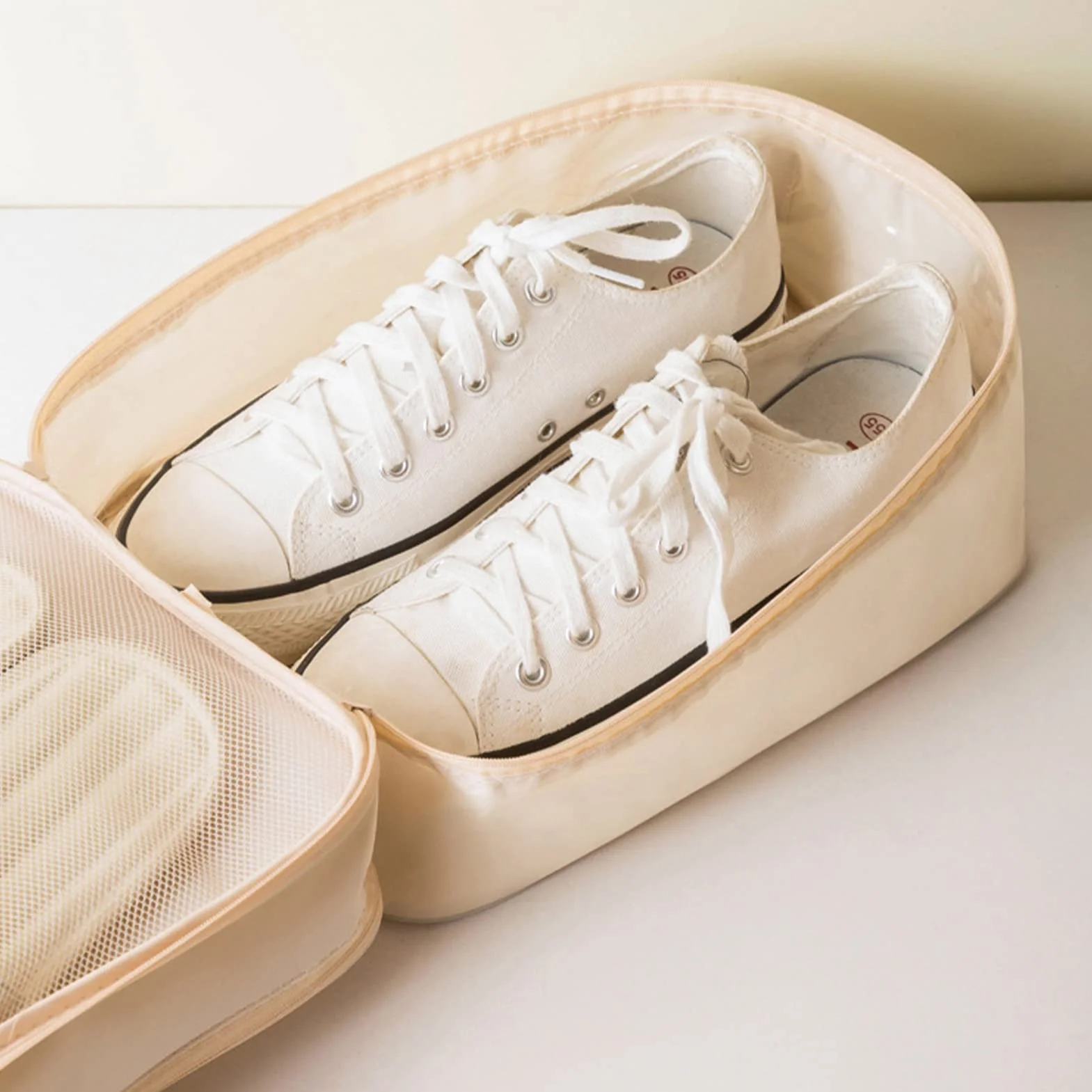 Podróżna torba na buty, wodoszczelna, odporna na kurz, organizer na buty z przezroczystym okienkiem, przenośna torba podróżna na buty, organizer na walizkę, do piłki nożnej, golfa, akcesoria podróżne,
