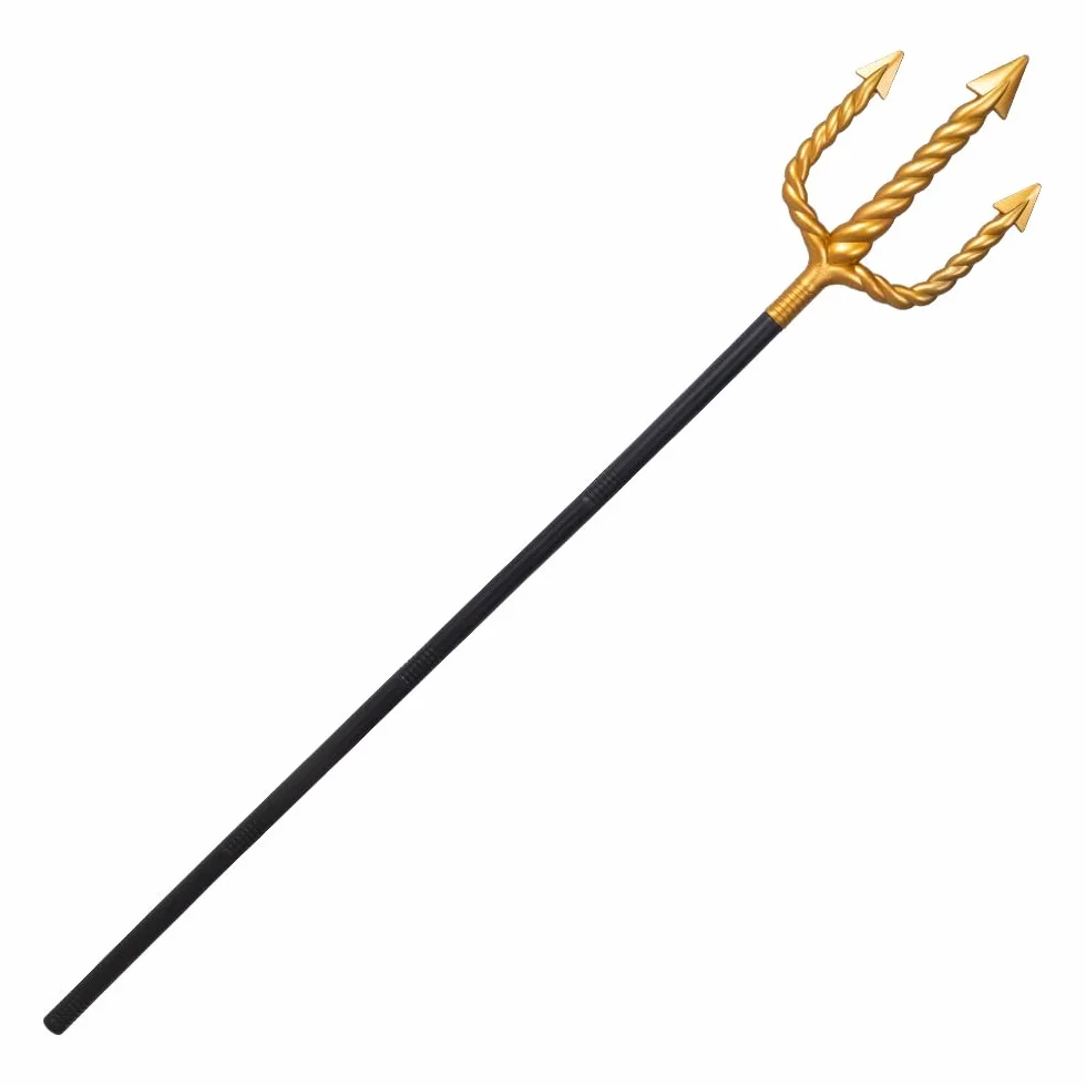 Boland 00438 - Neptun trójząb, 5-częściowy, długość całkowita 138 cm, podwodny świat, impreza tematyczna, karnawał