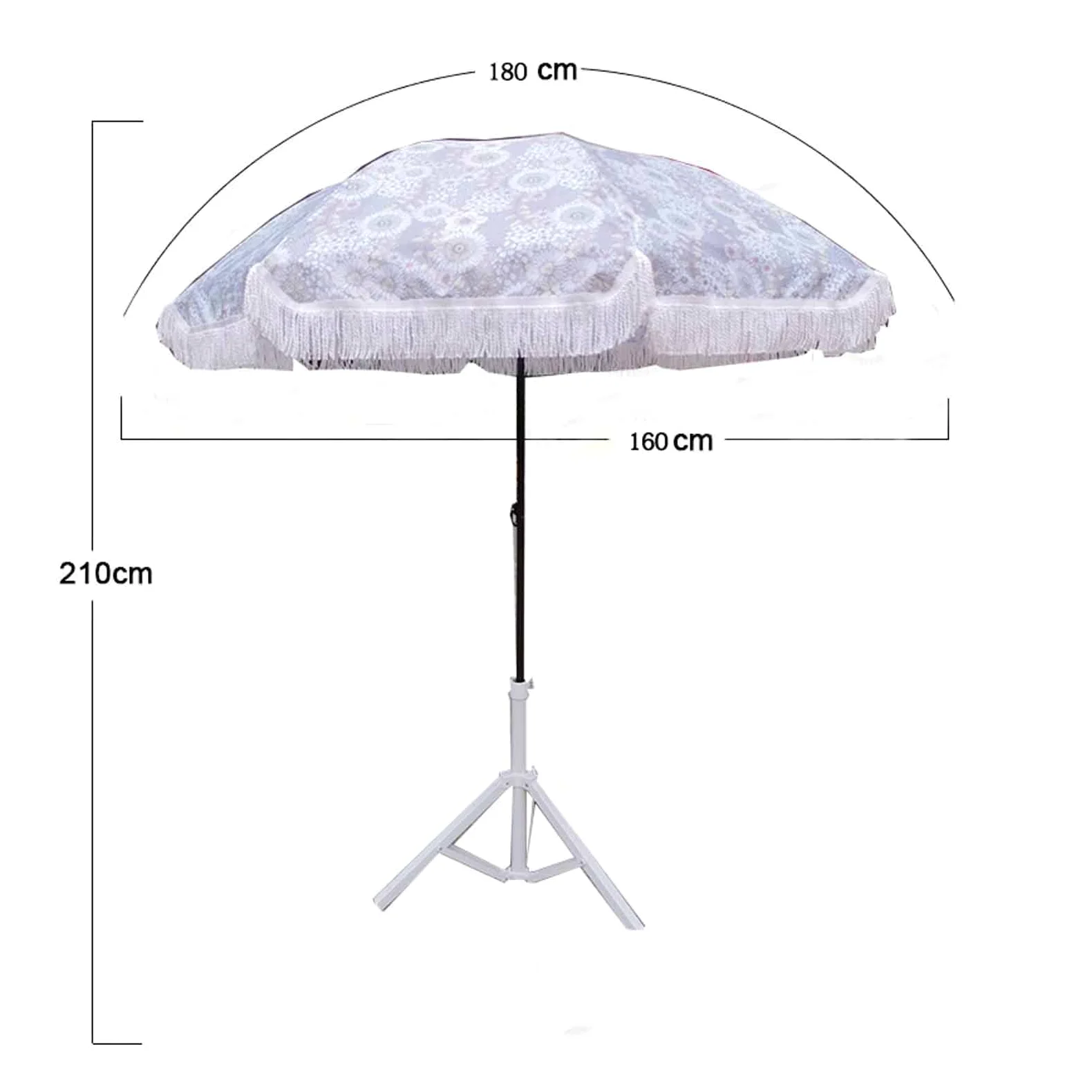 Parasole, Parasole Ogrodowe, Parasole Plażowe, Parasole, Parasole Kempingowe, Parasole Plażowe Z Frędzlami,Wit