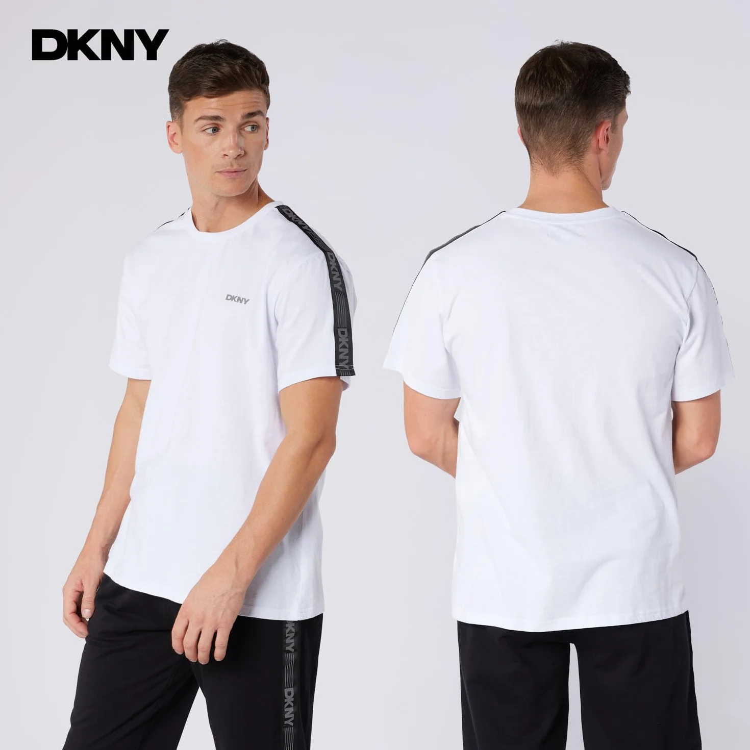 DKNY Koszula męska, biała, mała
