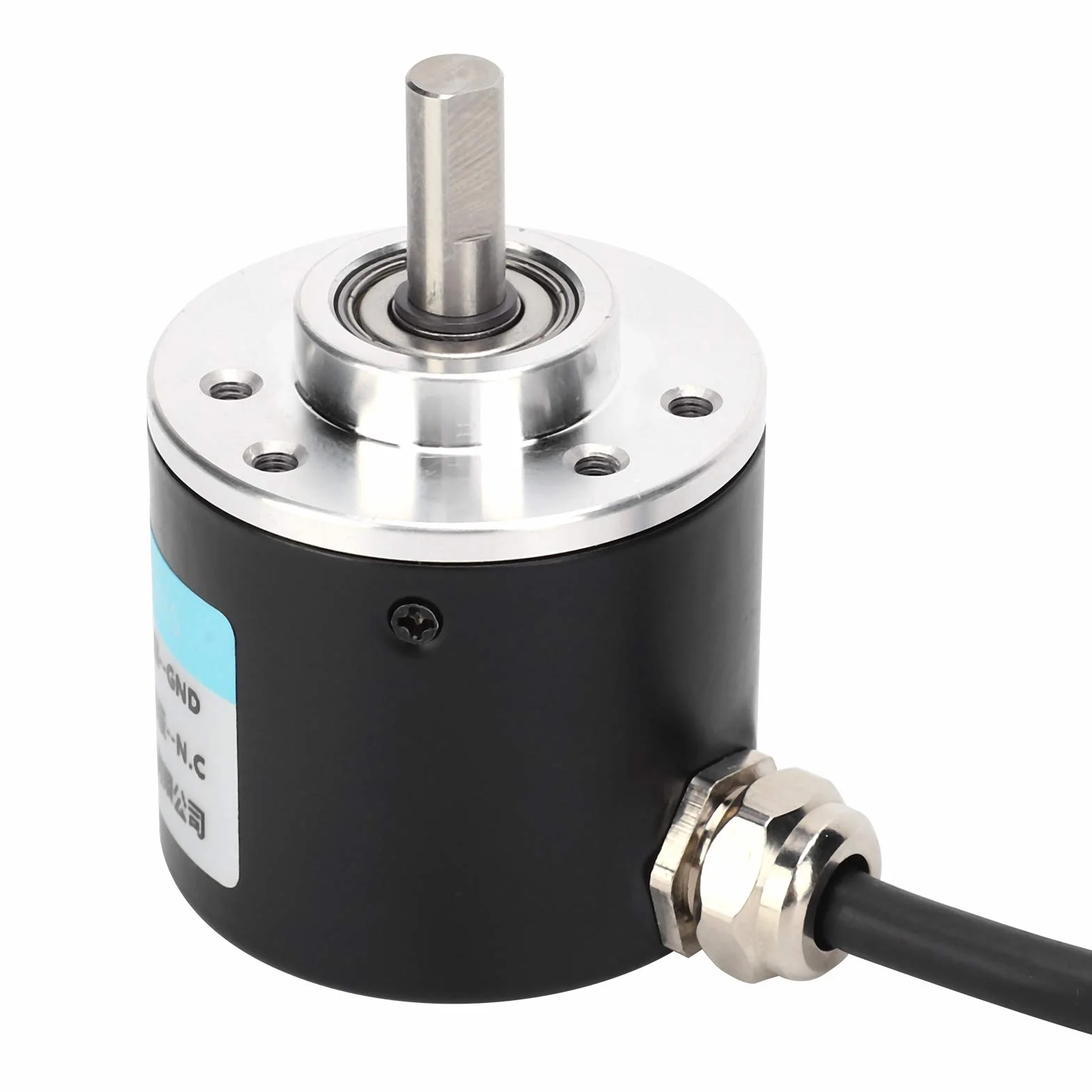 ABZ trzyfazowy enkoder fotoelektryczny DC 5-24 V 3000-6000 obr./min enkoder z masywnym trzonem do pola inżynierii automatycznej (500 HZ)