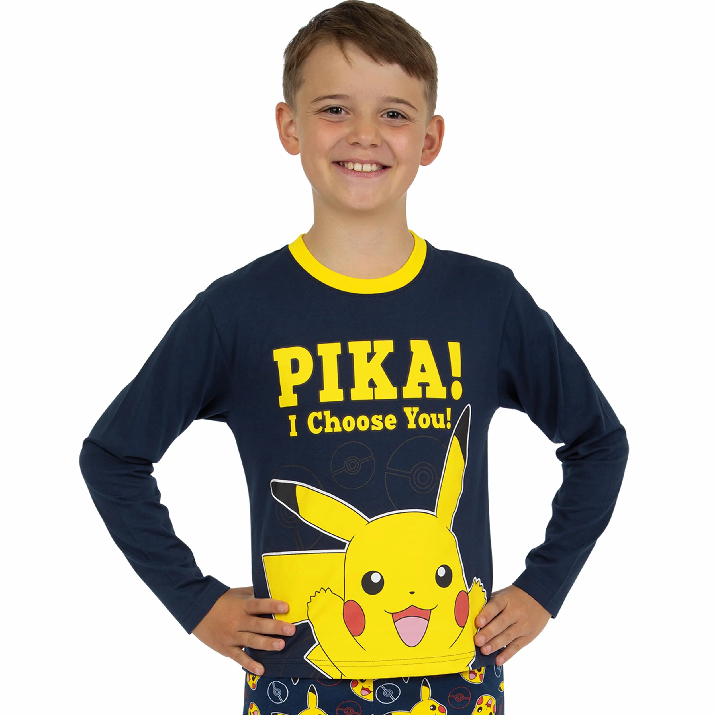 Popgear Pokemon Piżama | Piżama Pikachu | Bawełniane Piżamy dla Chłopców | Zestawy Piżam dla Chłopców