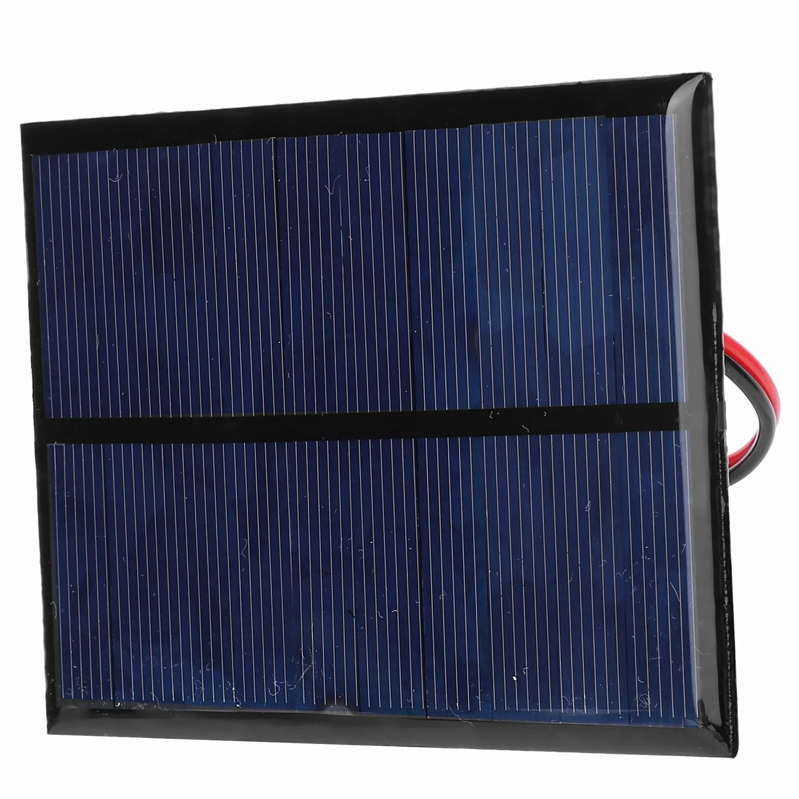 Mini Panel Słoneczny, 3 Sztuki Polysilicon 5V 1W 200mA 2mm Epoksydowy Panel Słoneczny 100x70+30cm Czerwona i Czarna Linia do Energii Słonecznej, DIY Home, Science Projects Toys