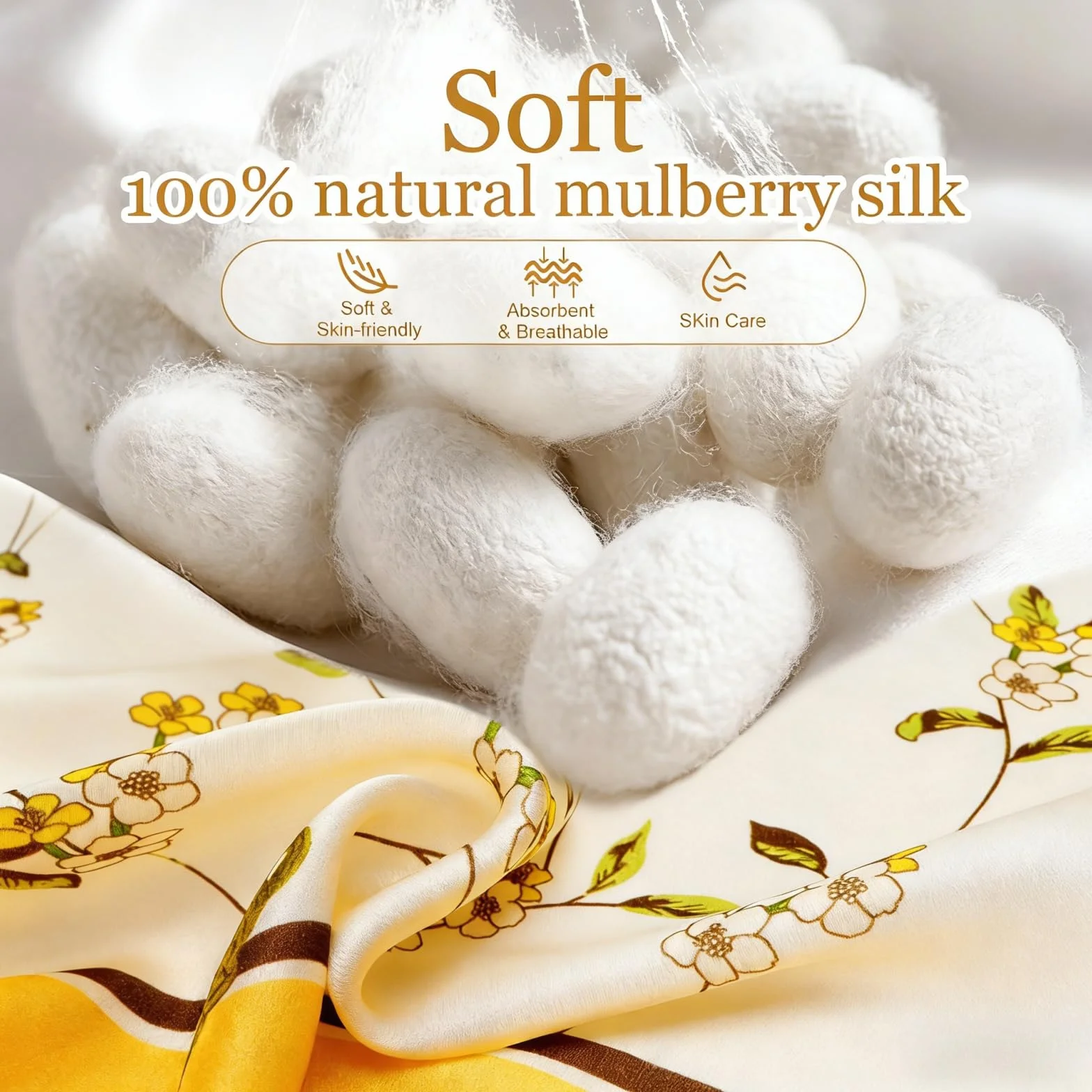 100% naturalny jedwab morwowy kwadratowy szalik dla kobiet 68 x 68 cm lekki szalik