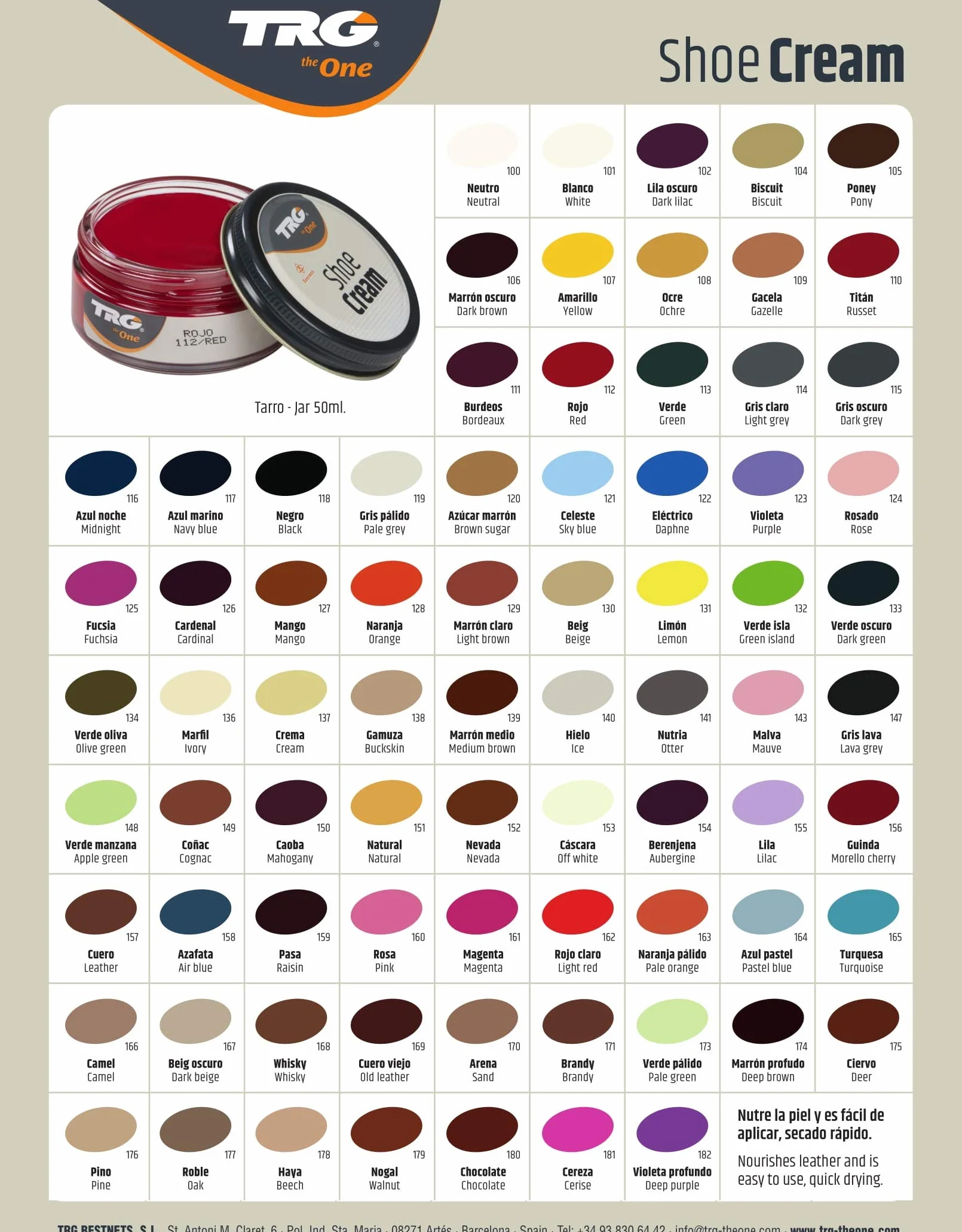 Trg Thoe One Unisex buty i torebki dla dorosłych Shoe Cream