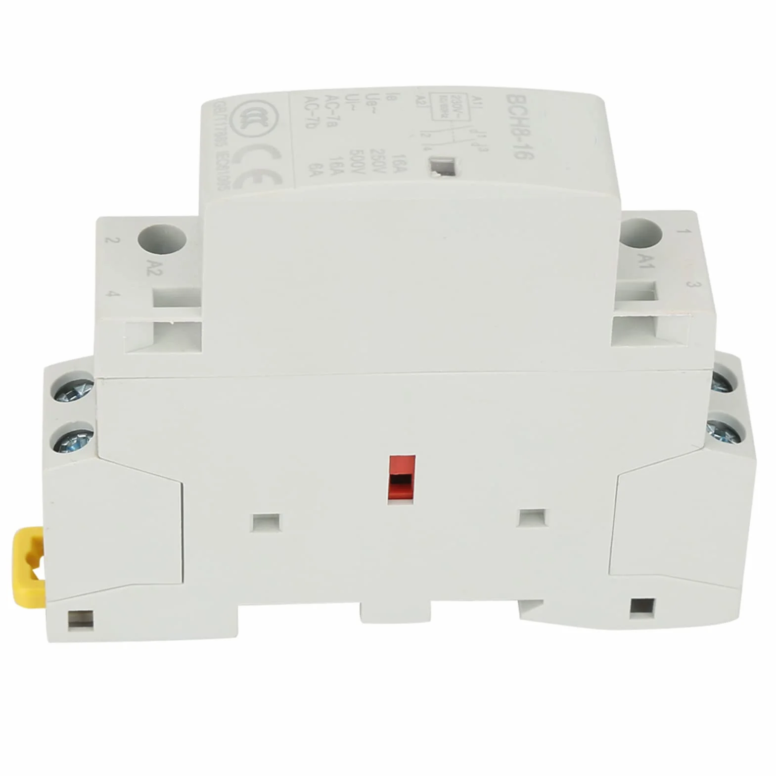 Przekaźnik 230 V szyna montażowa, przekaźnik na szynie DIN 120 V, sterowanie wyświetlaczem, 2P 16 A, 220 V, 230 V, 1 Nc, 5060 Hz, szyna DIN