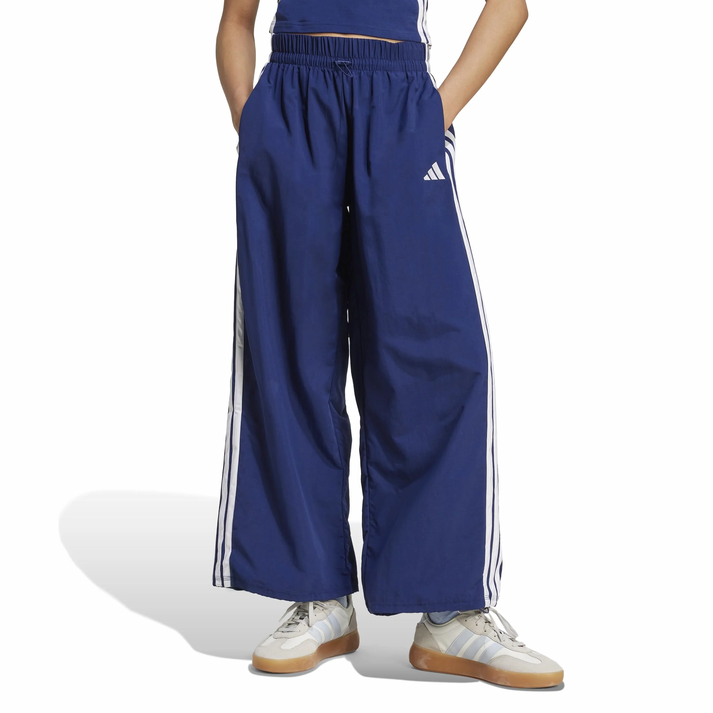 adidas Essentials 3-stripes Lifestyle Woven Parachute Pants - Spodnie golfowe Kobiety