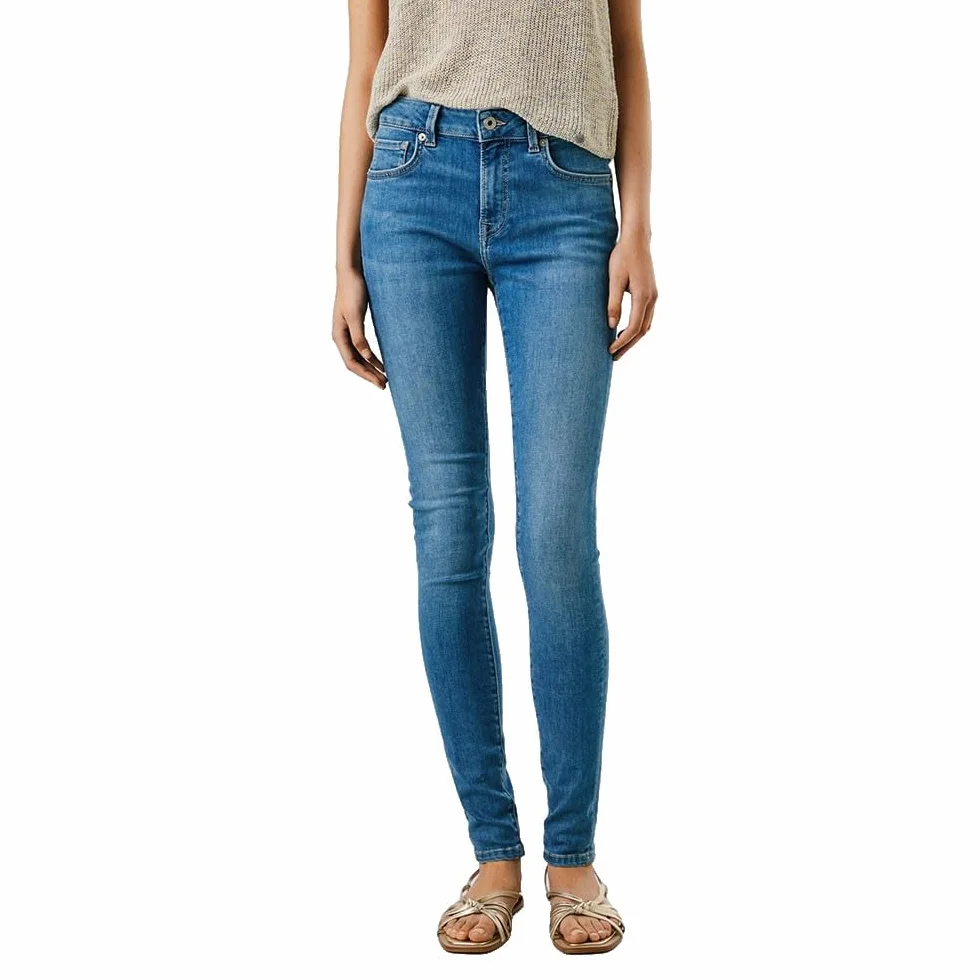 Pepe Jeans Skinny Jeans Mw Regent - Dżins Kobiety