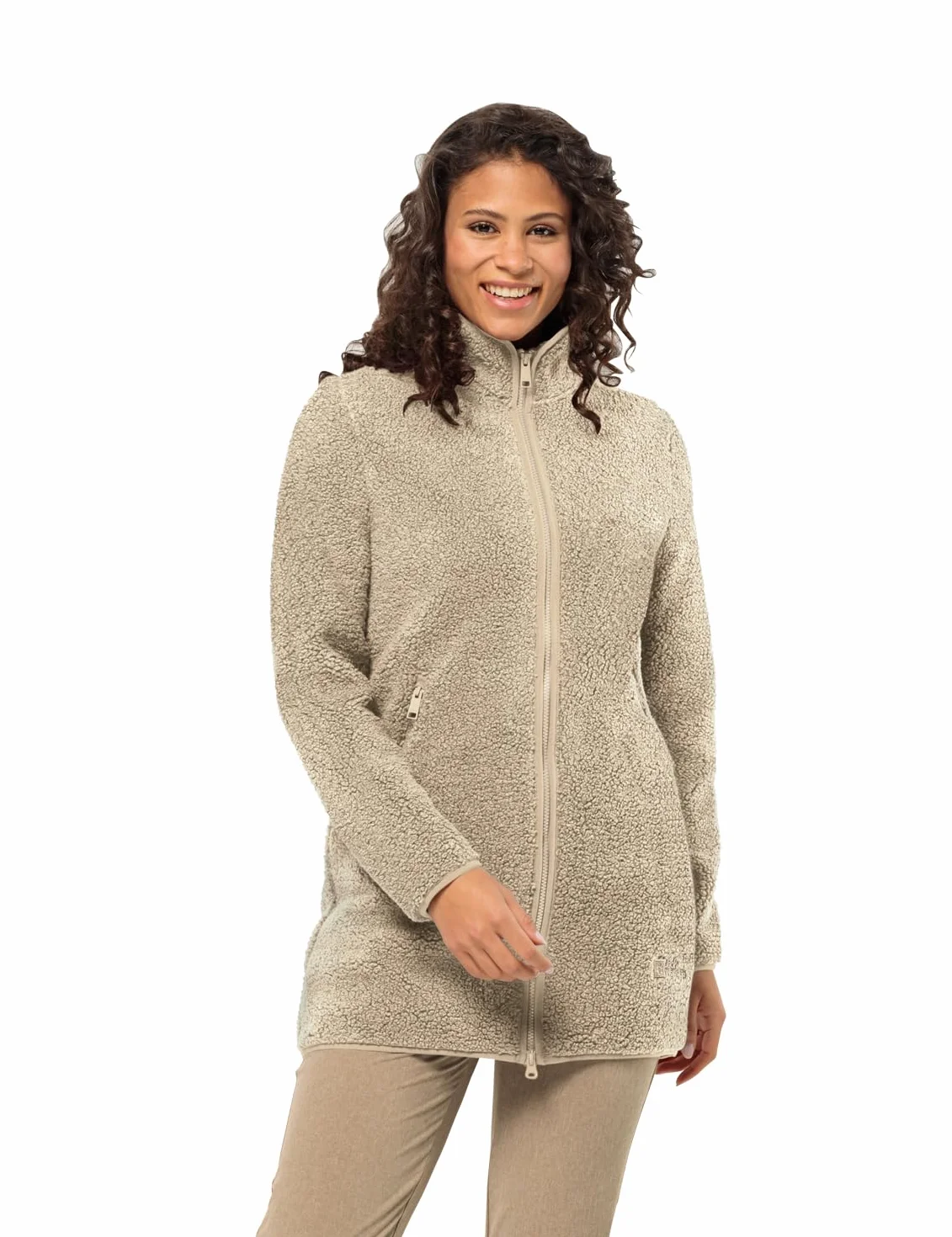 Jack Wolfskin Kurtka polarowa damska High Curl Coat W