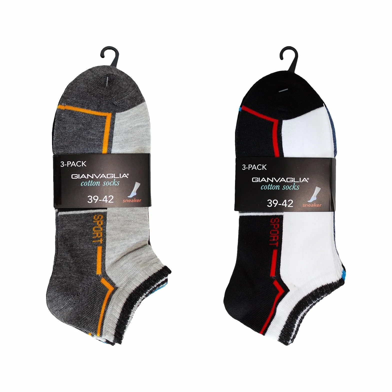 BestSale247 Damskie męskie skarpety do sneakersów (12 par), oddychające, krótkie, bawełniane