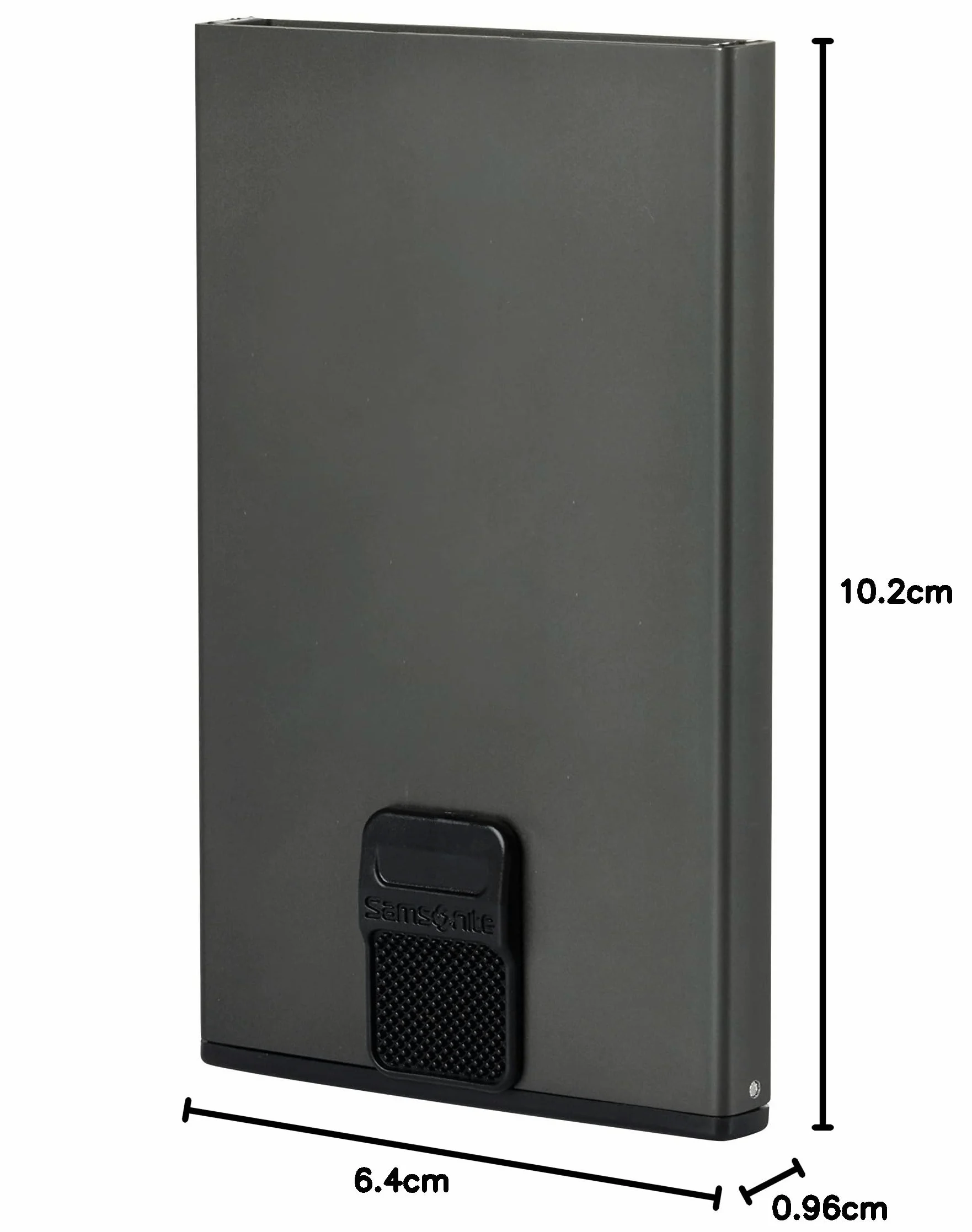 Samsonite Alu Fit SLG - Card Case, 10,2 cm, szary (antracyt)