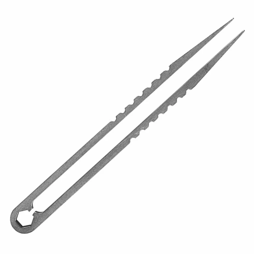 Pinceta EDC, Pinceta ze Stopu Tytanu, Mini Pinceta, Przenośna Pinceta ze Stopu Tytanu EDC Outdoor Camping Travel Mini Tool (Oryginalny kolor)