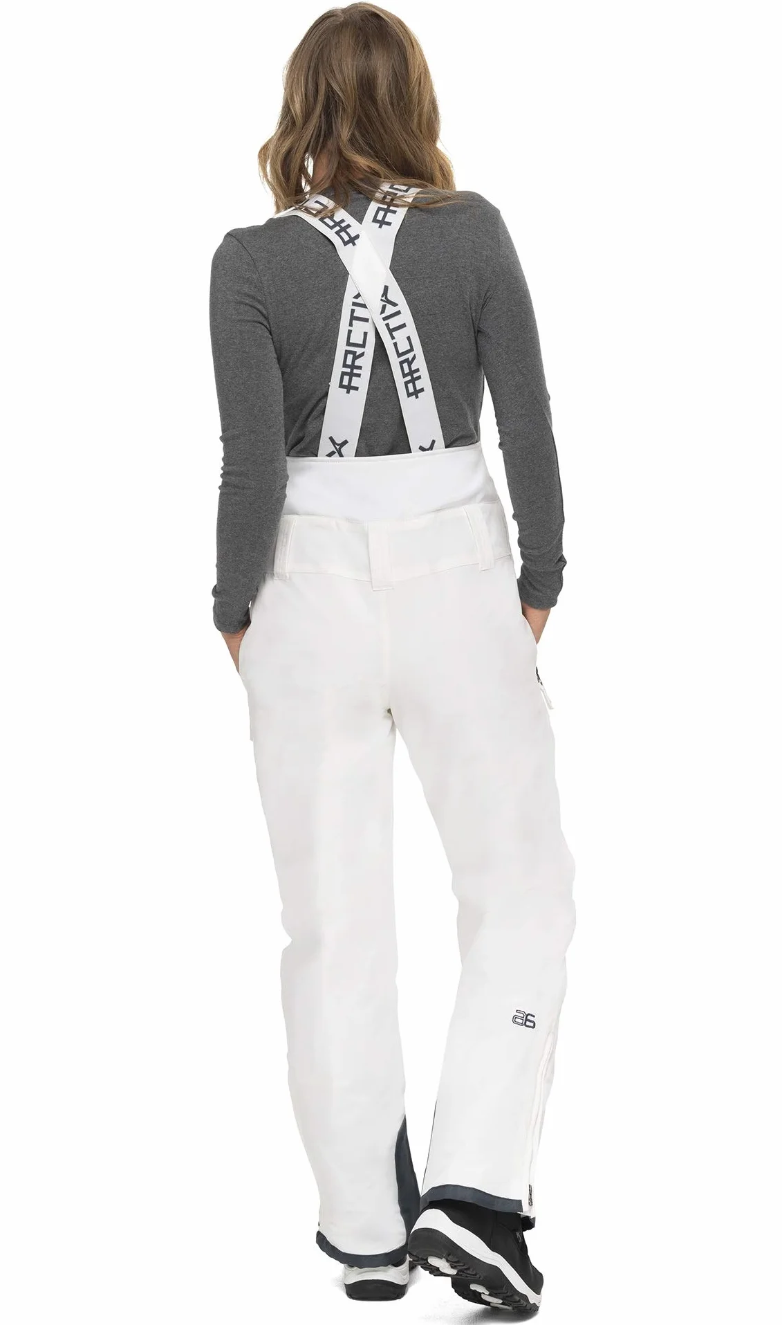 Arctix kombinezony na szelkach Traverse, damskie, ekologiczne, biały, Small/29" Inseam