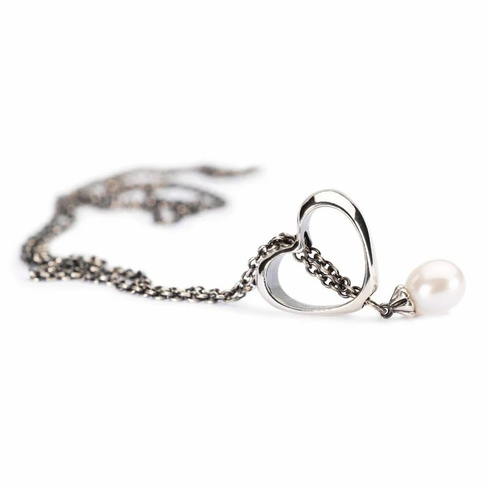 Trollbeads Sterling Silber Halskette mit Perle 120 cm TAGFA-00025