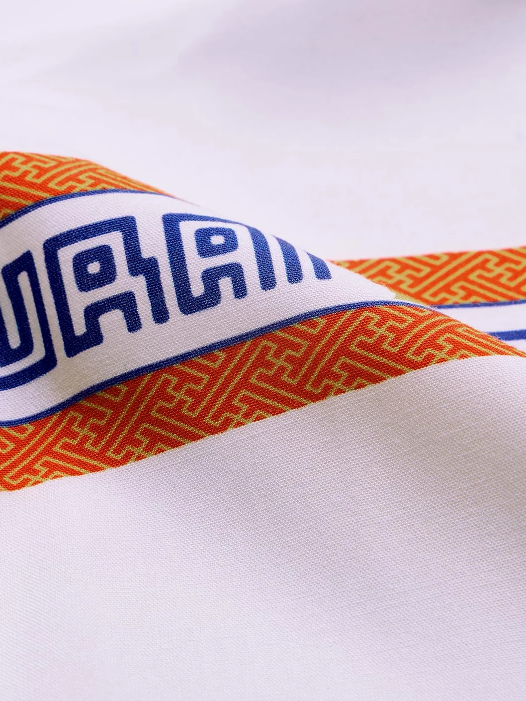 The Souled Store Samurai męska i chłopięca, z krótkim rękawem, kołnierz, listwa guzikowa, biała, nadruk graficzny, wiskoza, koszula urlopowa