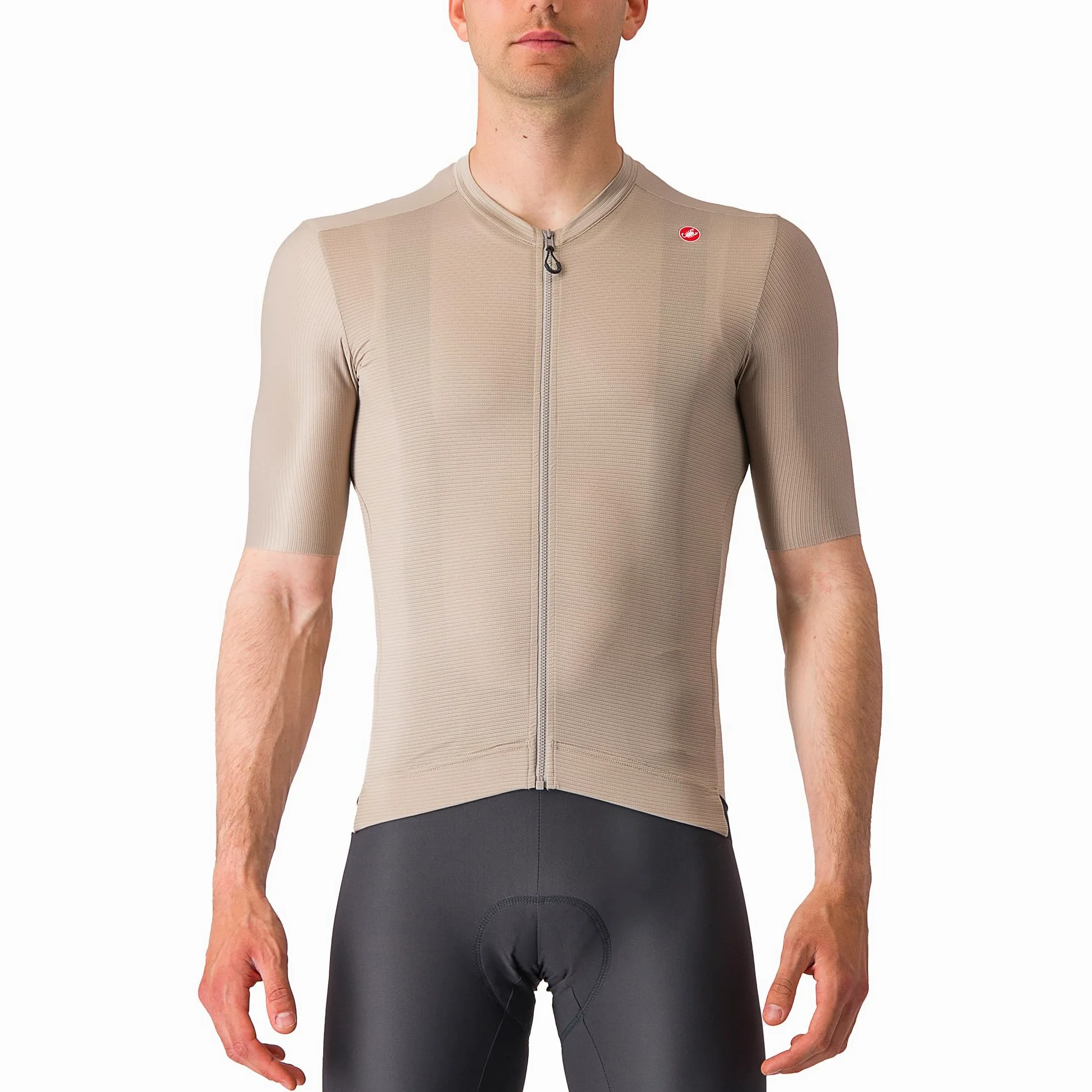 CASTELLI Espresso koszulka techniczna męska, Glina/czarny, XS