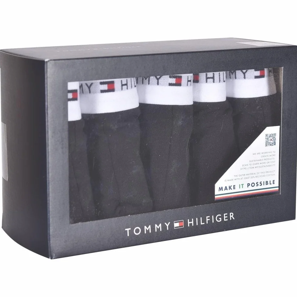 Tommy Hilfiger Majtki męskie, Wielokolorowy (czarny/czarny/czarny/czarny), M