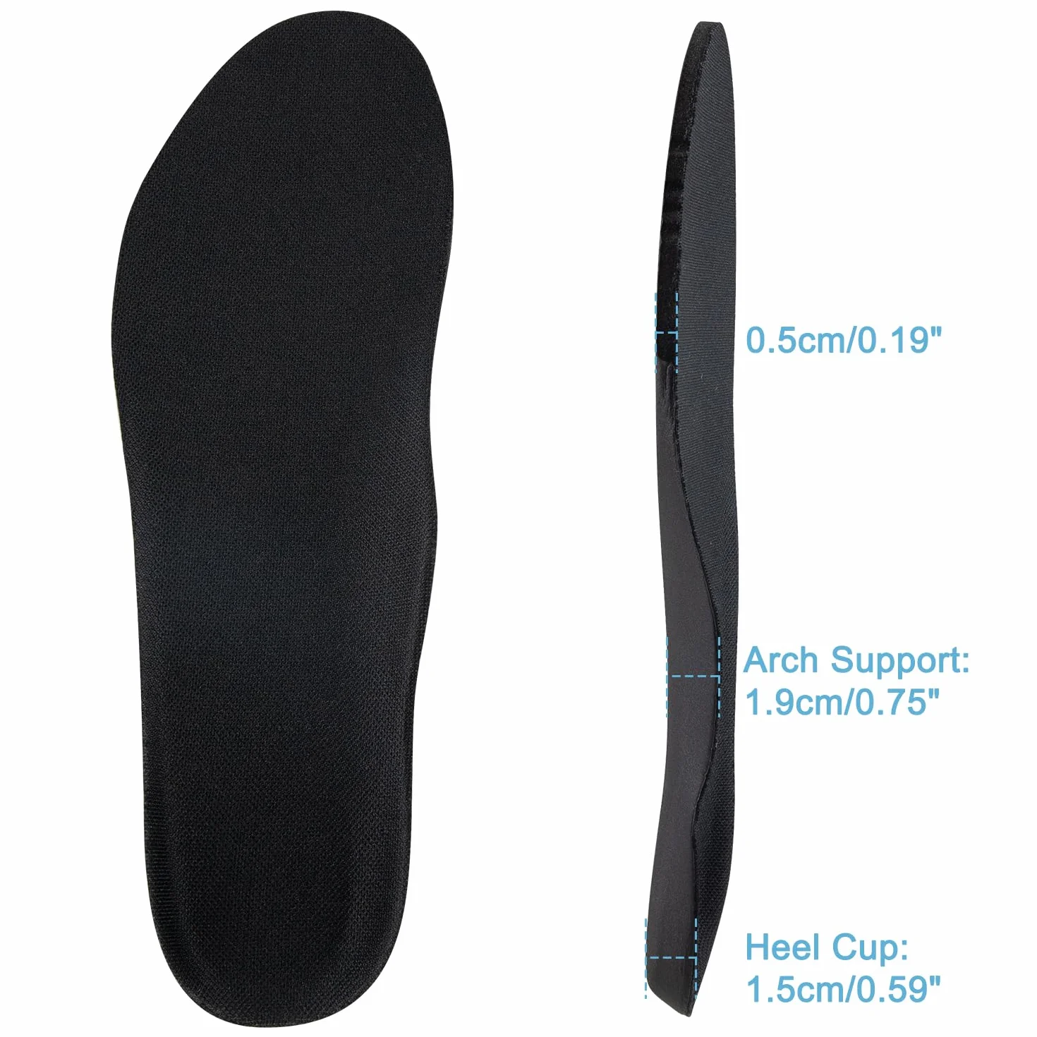 Endoto Wkładki do On Cloud Butów, Zamiennik EVA O Wysokiej Sprężystości Wkladka Zamienne Insoles Replacement Insert(Damskie,40.5 EU)