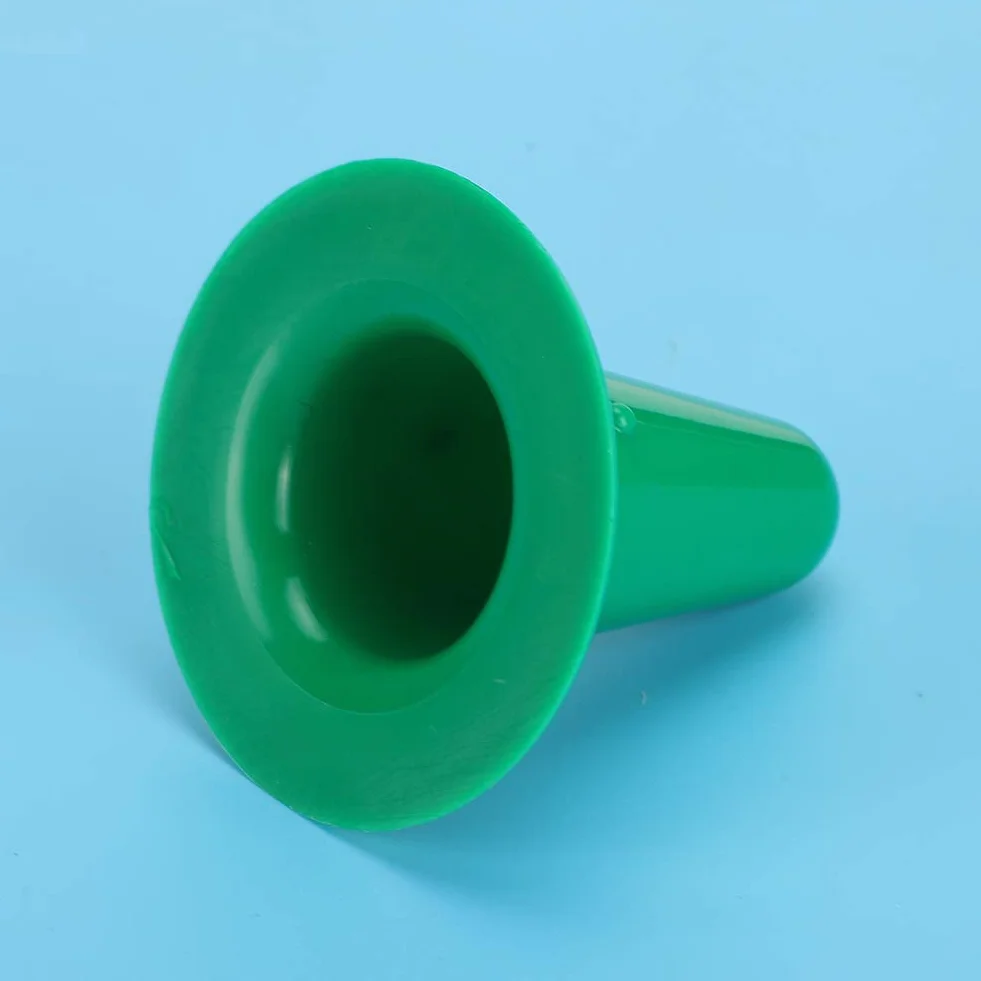 Sztuczny Smoczek dla Krowy, Plastikowe Twarde Smoczki do Dojarki, 3 szt. Urządzenie do Karmienia Bydła dla Cieląt i Zwierząt Gospodarskich, Rozmiar 6 Cm (GREEN)