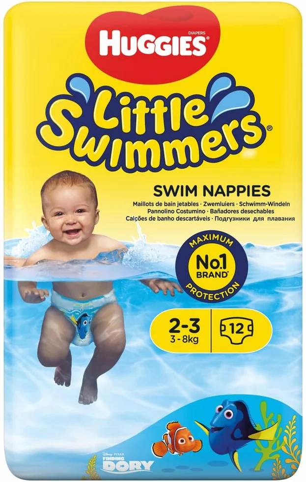 Huggies Pieluchy Little Swimmers rozmiar 2-3, 12 sztuk (1 szt.)