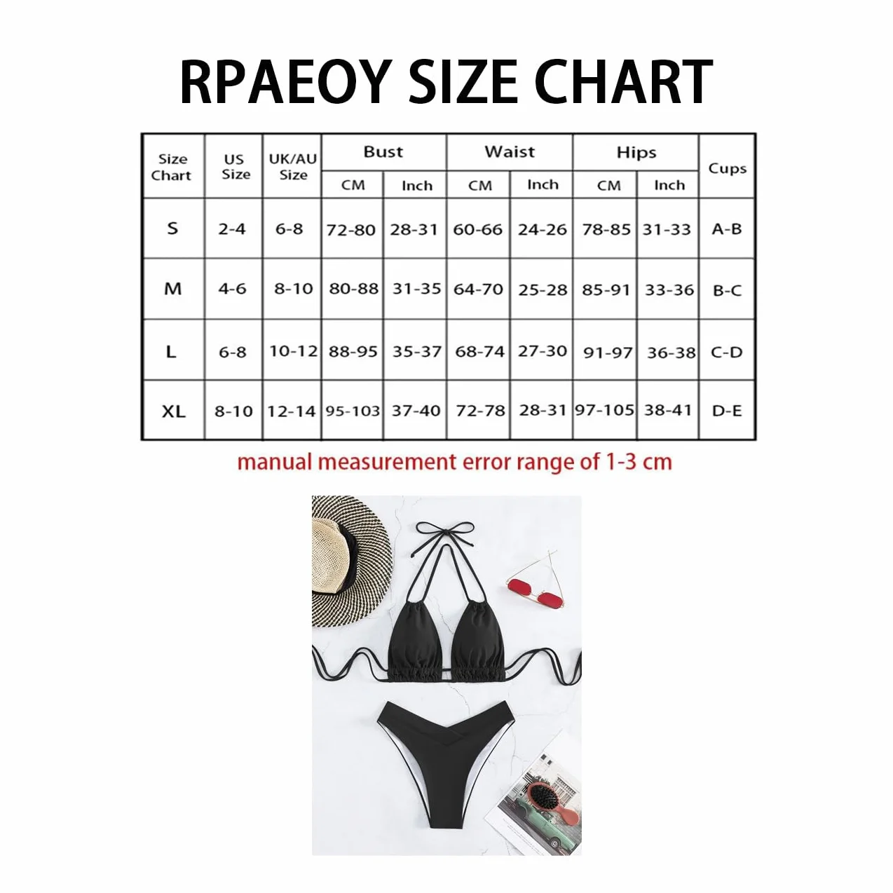 Damski zestaw bikini, z kołnierzem, wyszczuplający dekolt, strój kąpielowy, dwuczęściowy kostium kąpielowy, push up, wysoka talia, seksowny strój kąpielowy