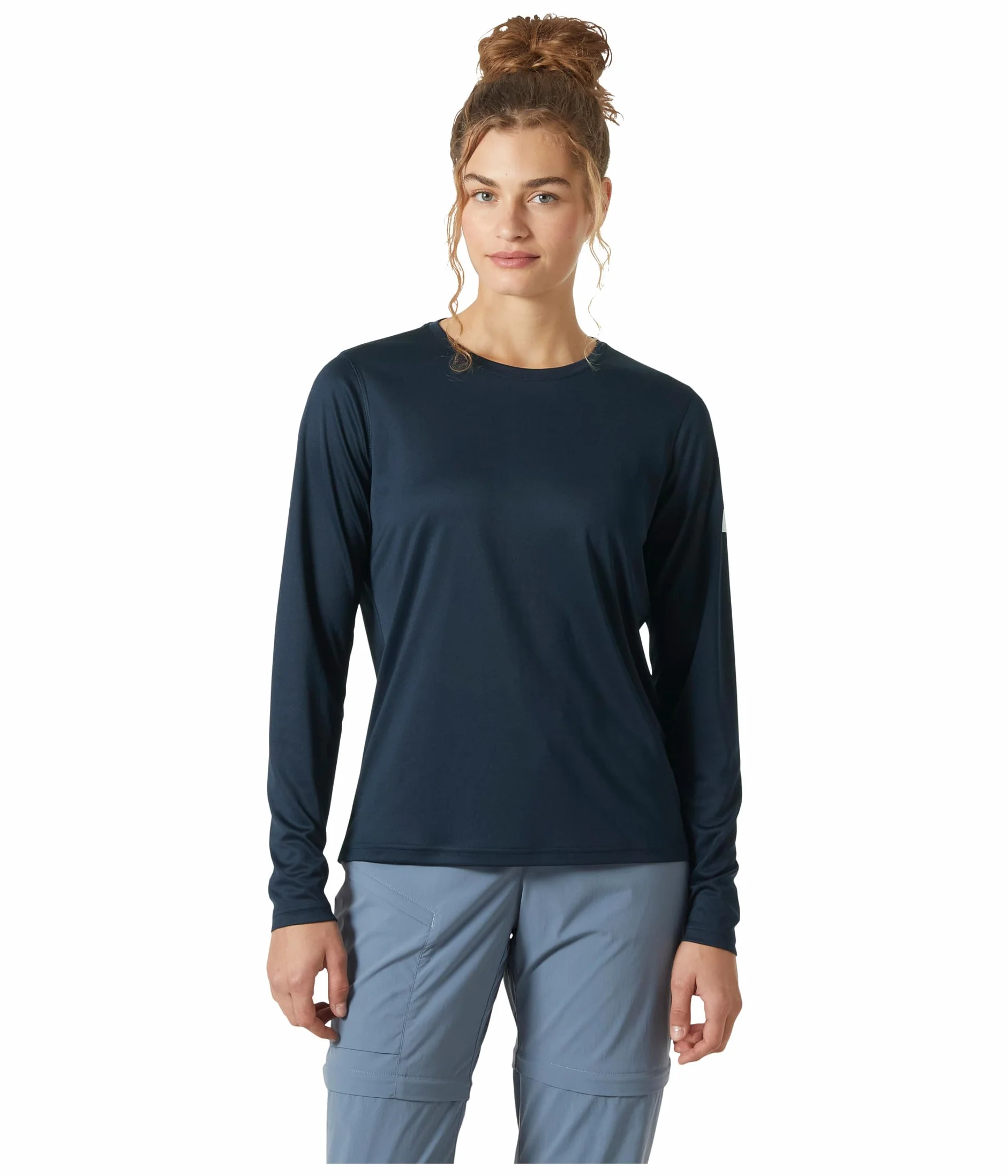 Helly Hansen Damska W HH Tech Crew LS 2.0, granatowa, M