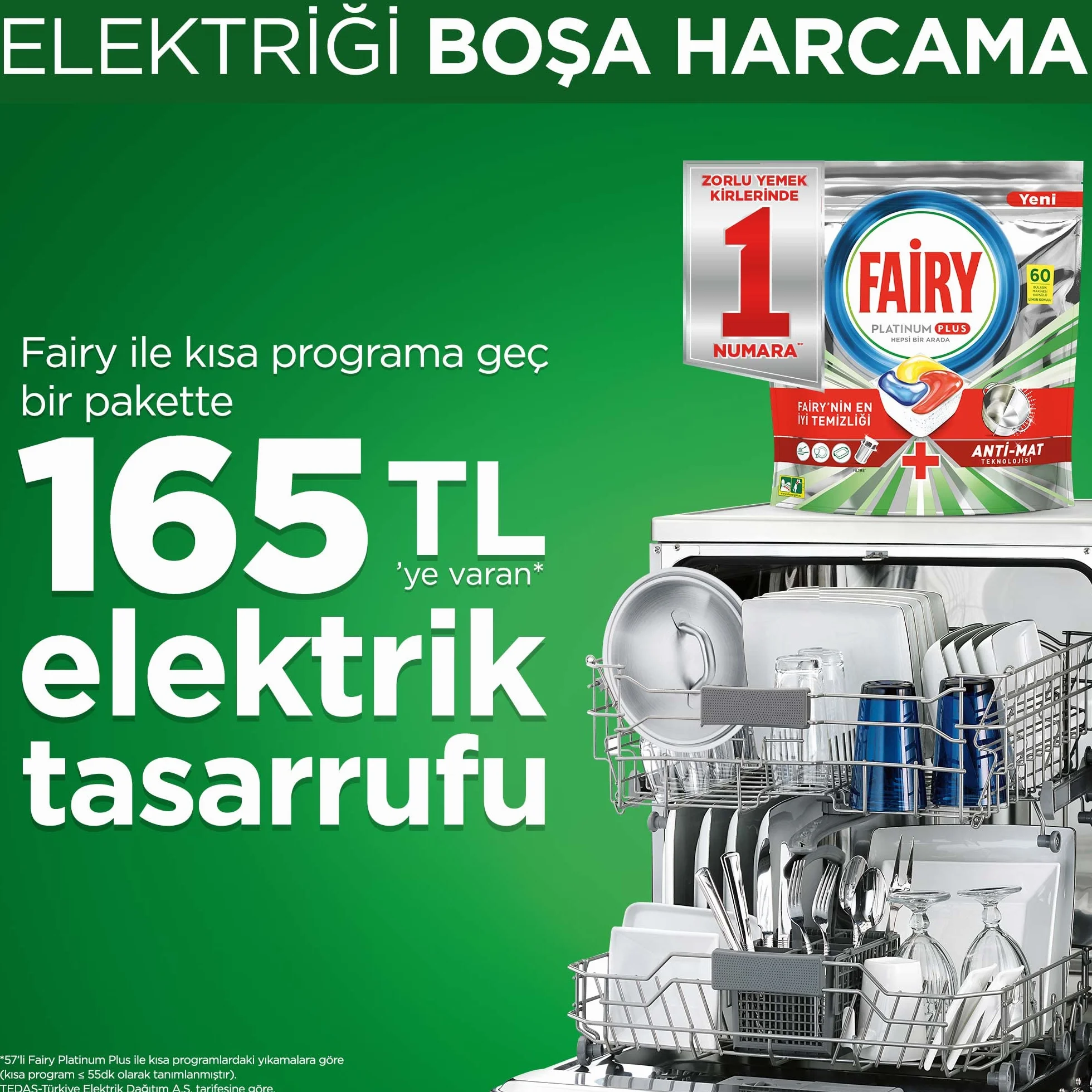 Fairy Platinum Plus All In One, Kapsułki do zmywarki, Lemon, 106 sztuk (2 x 53 szt.), Tabletki czyszczące