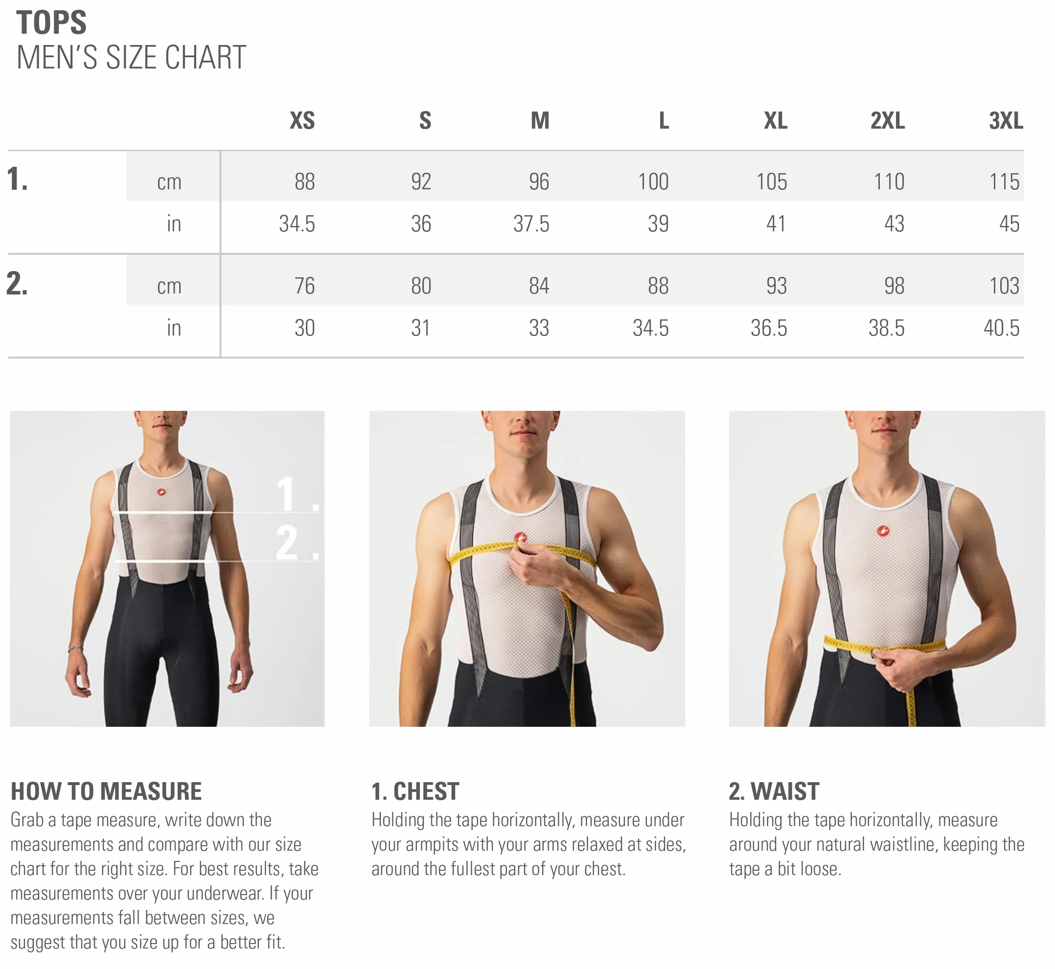 CASTELLI Męska kamizelka sportowa Squadra Stretch (1 szt.)
