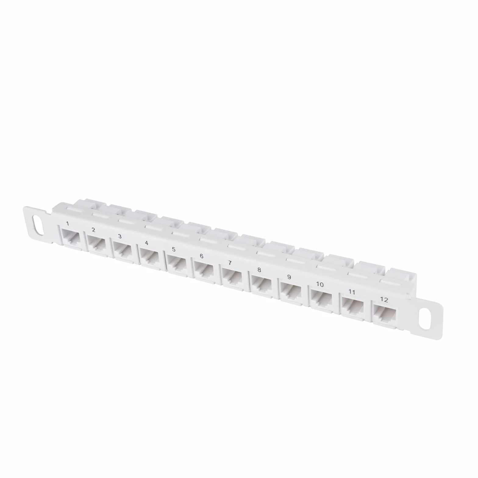 GeeekPi 12-portowy panel krosowy, 0,5U CAT6 Network Patch Panel do DeskPi RackMate T1/T0/T2 Rackmount i 10-calowego serwera Rack/szafy sieciowej