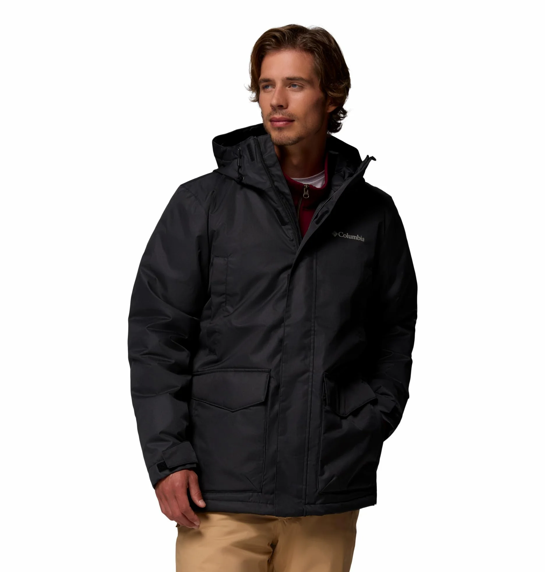Columbia Męska parka zimowa Pines Lake, czarna, XL