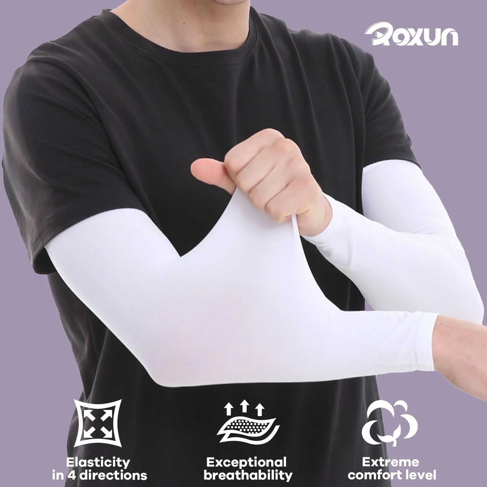 Roxun Rękawy Do Gier Ochronne Rękawice Sportowe Do Siatkówki Koszykówki