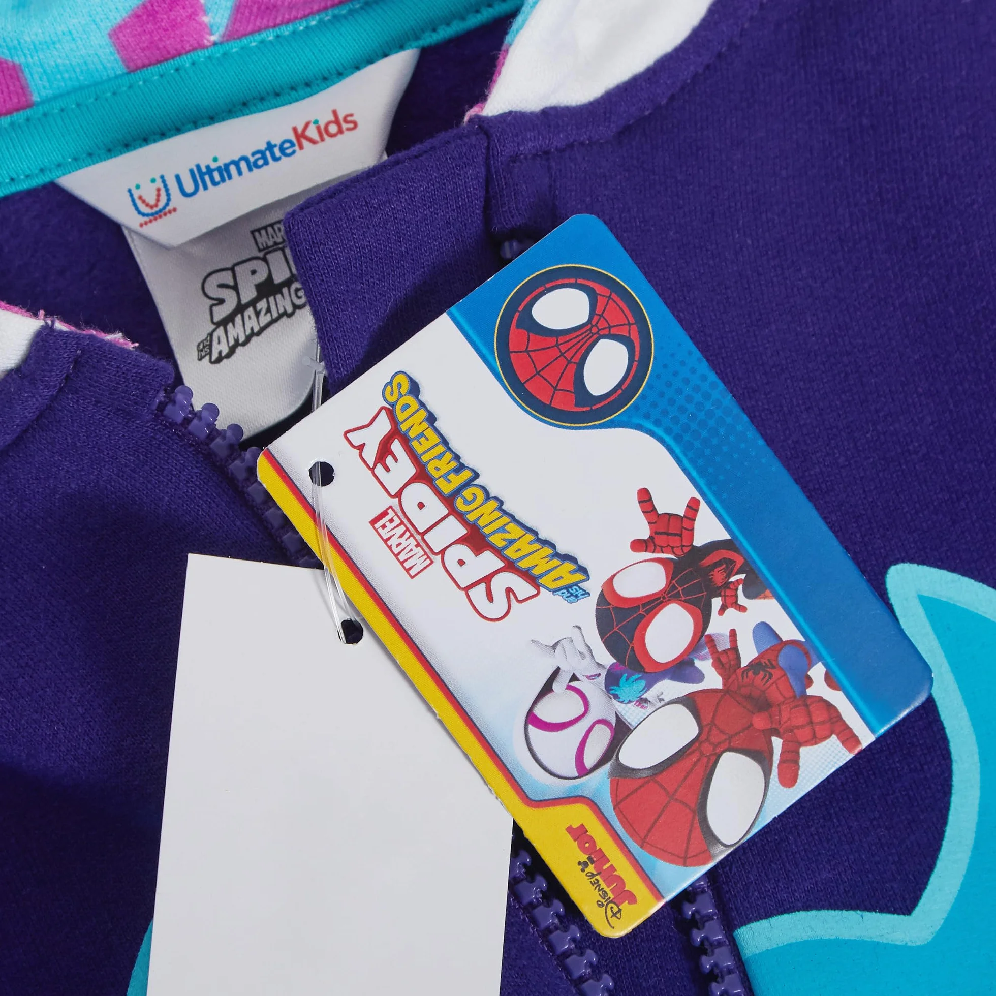 Dziecięca bluza z kapturem Spidey i jego niesamowici przyjaciele przebranie bluzy z kapturem kurtki zapinane na zamek Miles Morales Duch Pająk lub Spidey