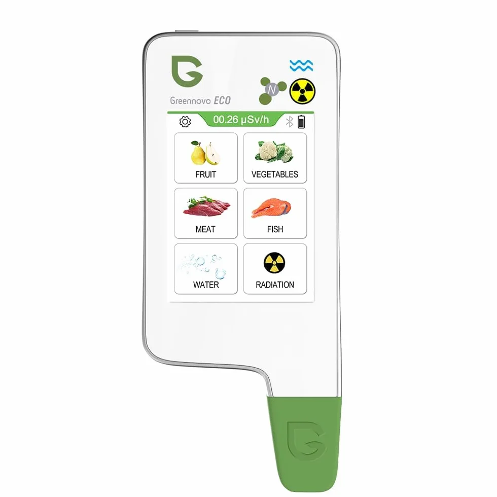 Greentest Eco 6 licznik Geigera + tester azotanów, mięsa, ryb, TDS, tester wody, miernik promieniowania, miernik azotanów, dozymetr detektor promieniowania, czujnik promieniowania