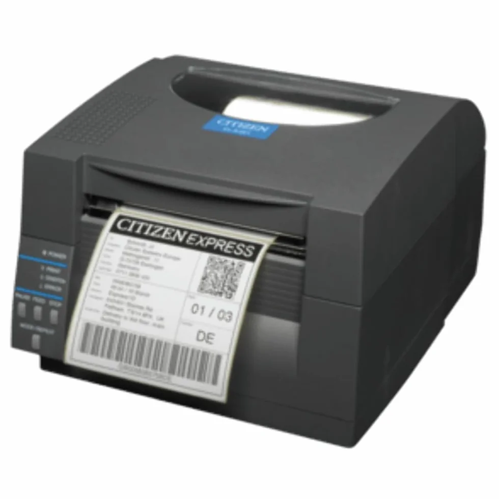 Citizen CL-S521II drukarka etykiet bezpo?rednio termiczny 203 x 203 DPI Przewodowa (CL-S521II Printer Direct - thermal, Black, UK+EN Plug - CL-S521II, Direct thermal, 203 x 203 DPI, 150 mm/s