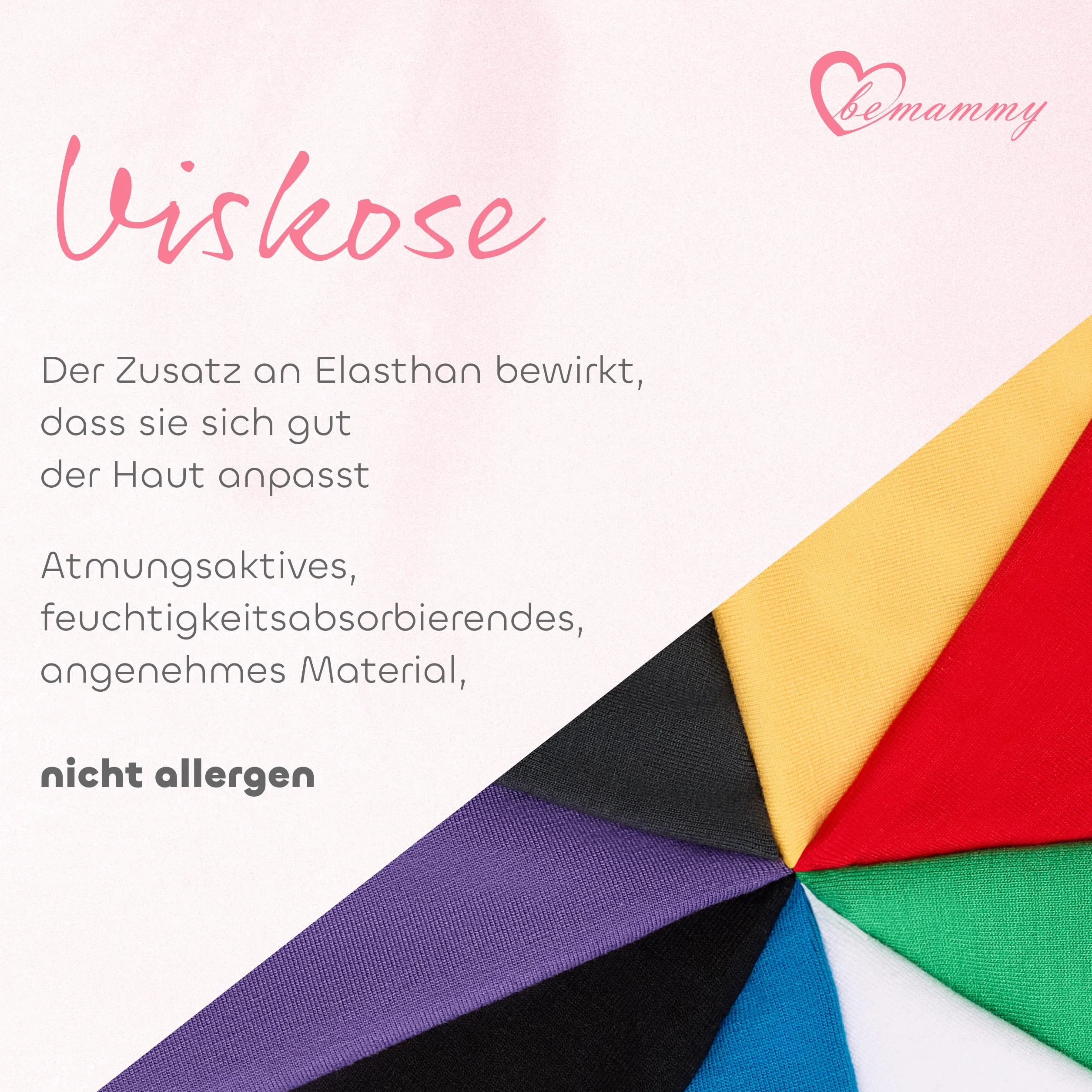 Be Mammy Długie Legginsy Ciążowe z Wiskozy BE-02 2er Pack